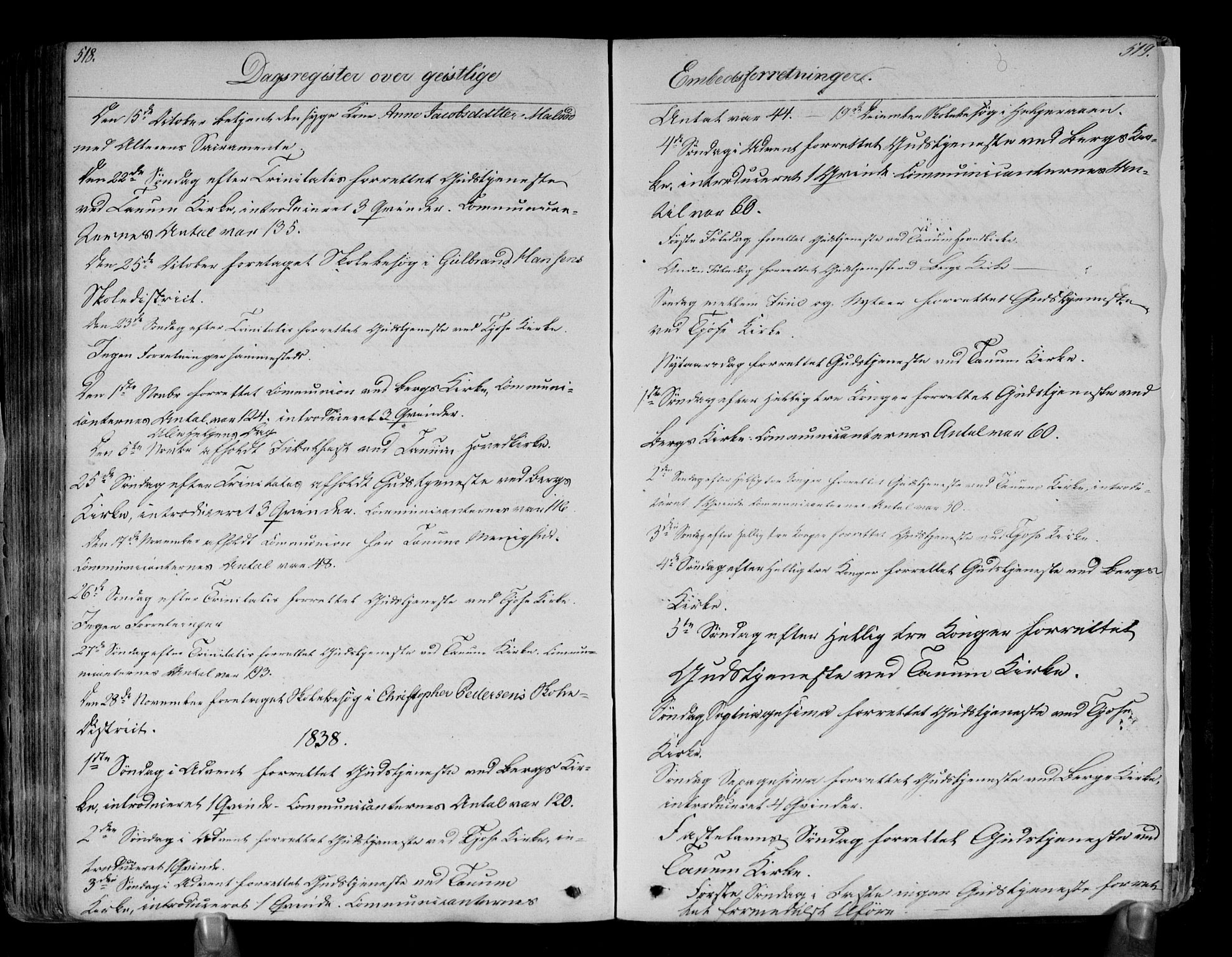 Brunlanes kirkebøker, AV/SAKO-A-342/F/Fa/L0003: Ministerialbok nr. I 3, 1834-1845, s. 518-519