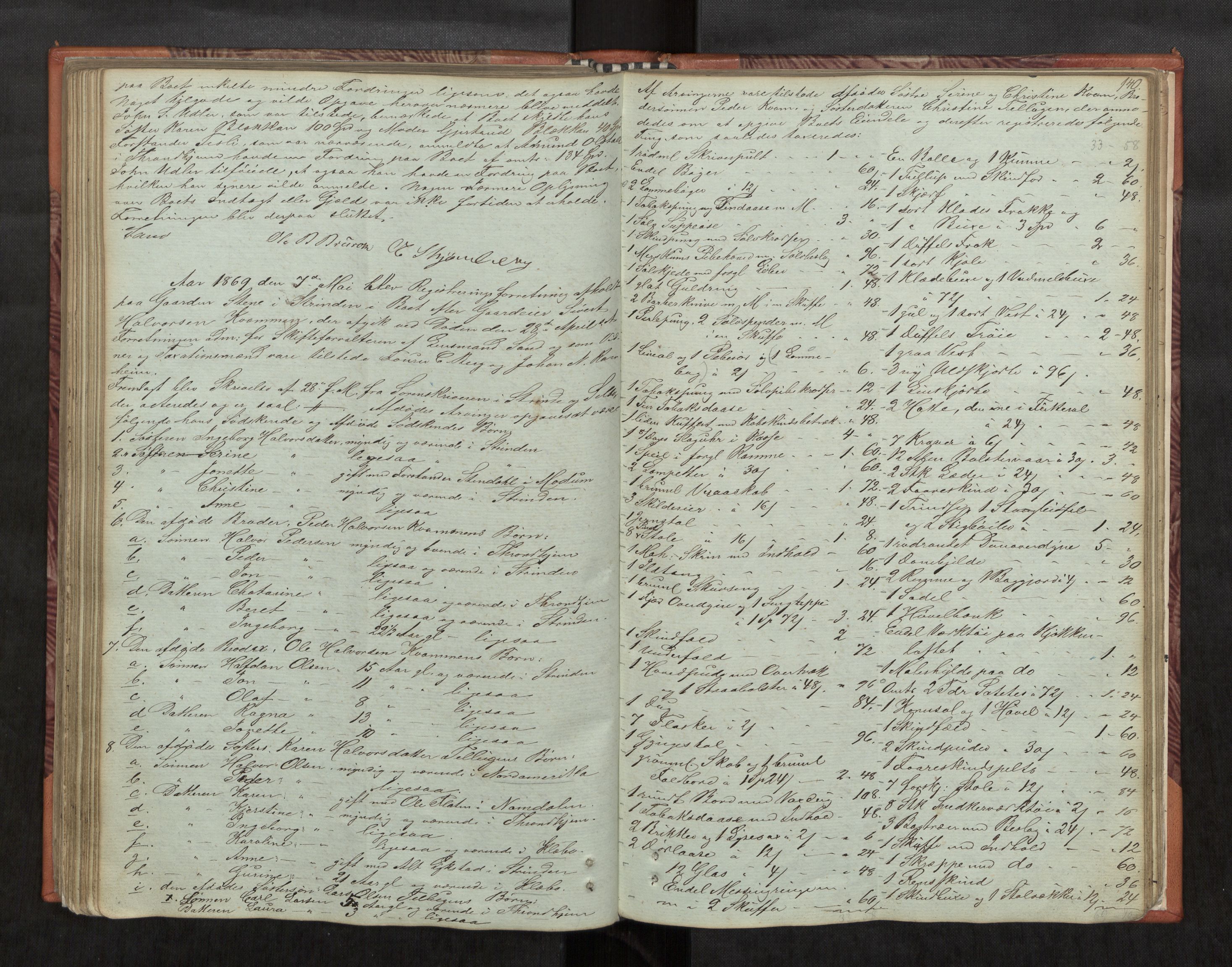 Strinda og Selbu sorenskriveri, AV/SAT-A-0015/3/3C/L0002: Skifteregistreringsprot.  for Strinda tinglag, 1853-1880, s. 140