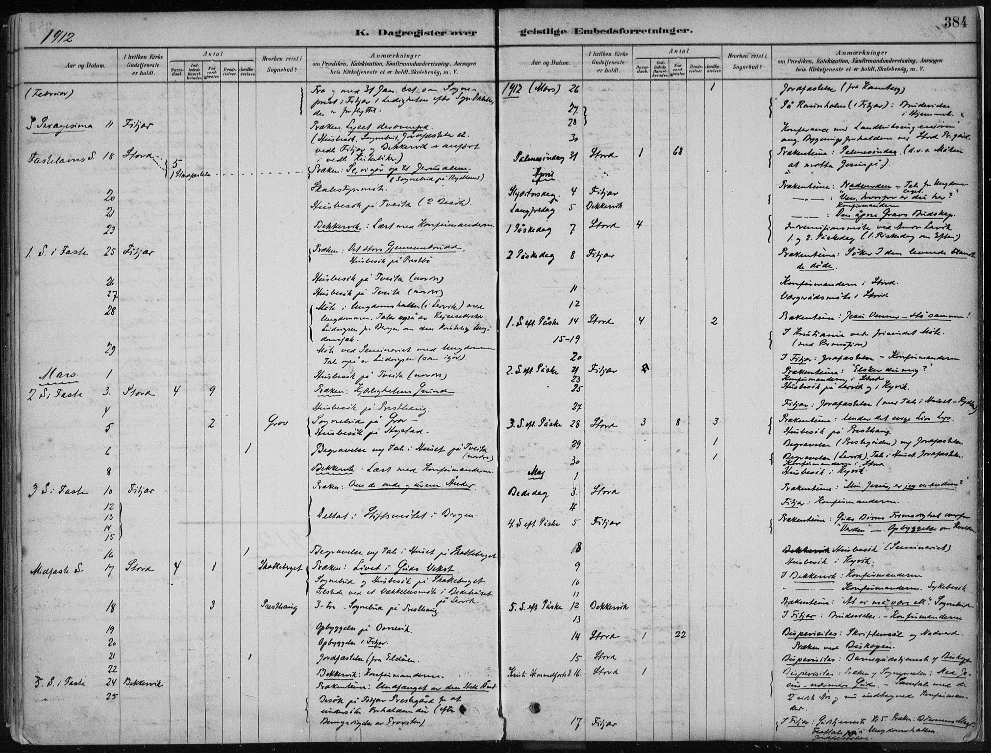 Stord sokneprestembete, AV/SAB-A-78201/H/Haa: Ministerialbok nr. B 2, 1878-1913, s. 384