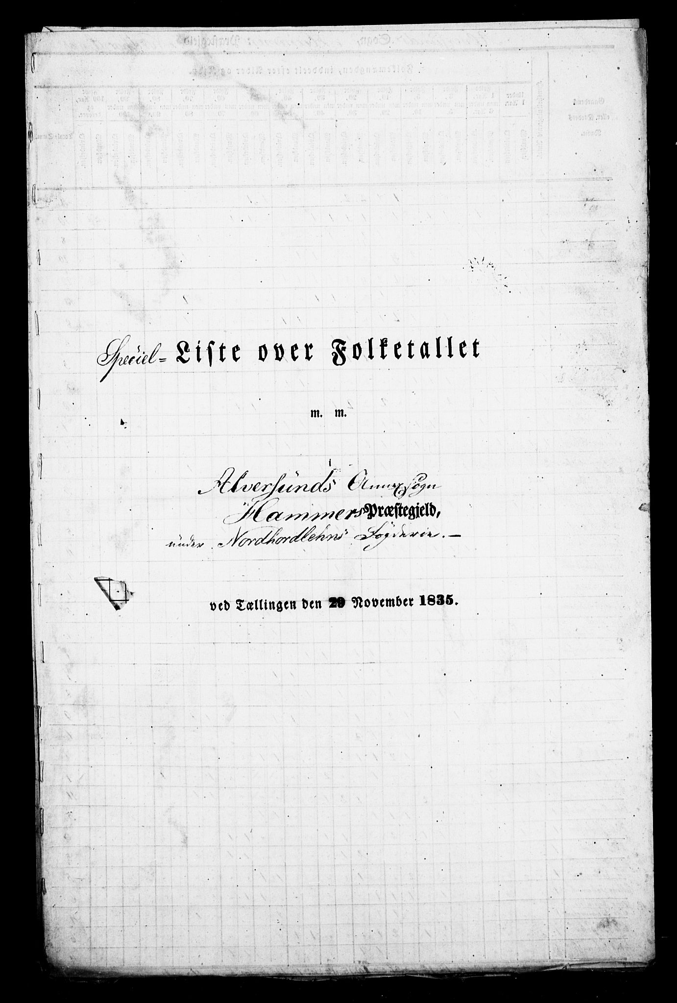 , Folketelling 1835 for 1254P Hamre prestegjeld, 1835, s. 16