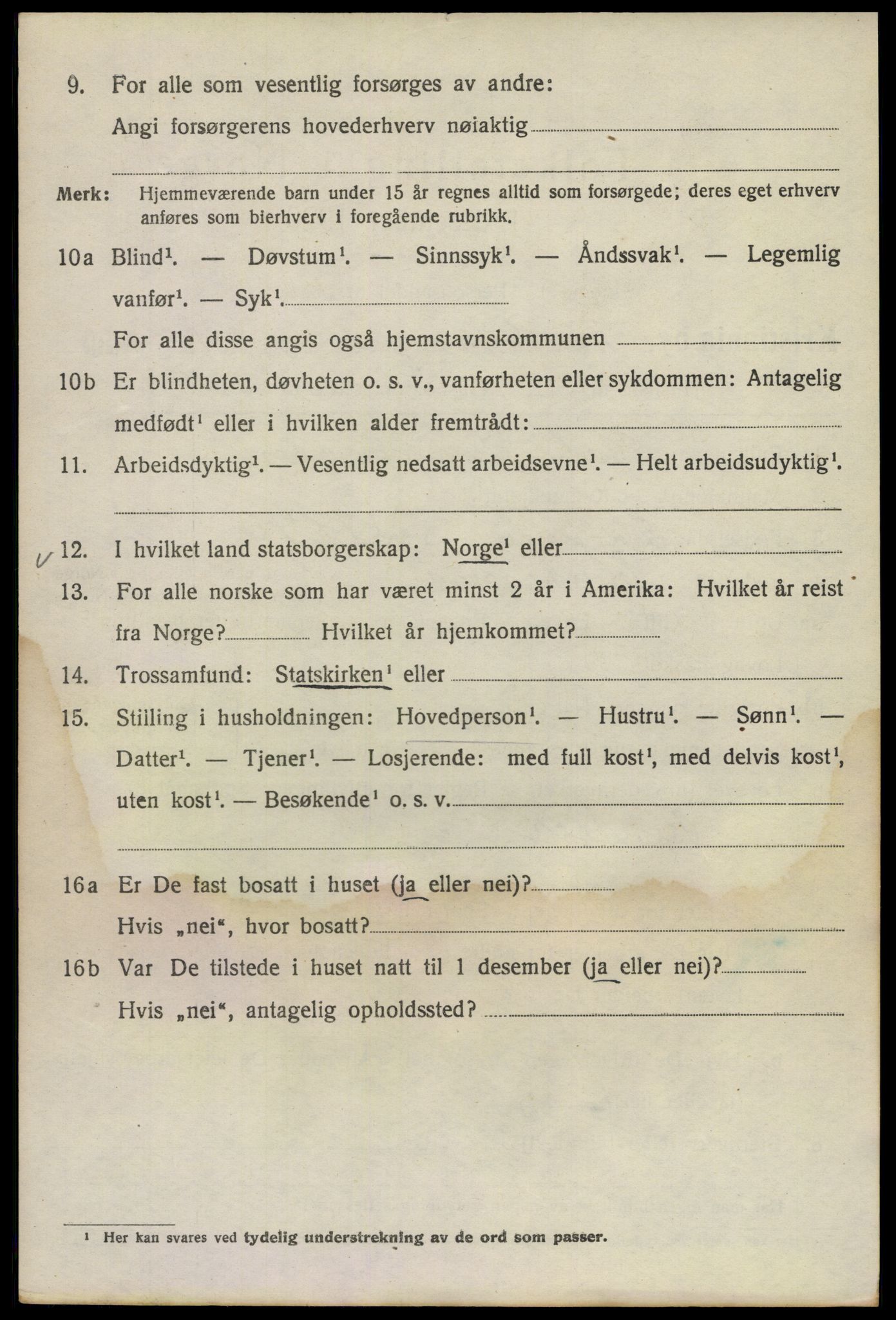 SAO, Folketelling 1920 for 0301 Kristiania kjøpstad, 1920, s. 647526