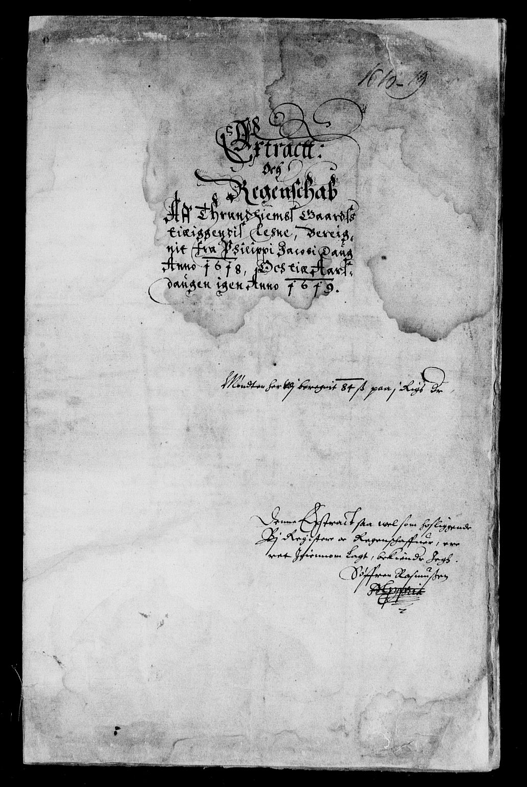 Rentekammeret inntil 1814, Reviderte regnskaper, Lensregnskaper, AV/RA-EA-5023/R/Rb/Rbw/L0016: Trondheim len, 1617-1619