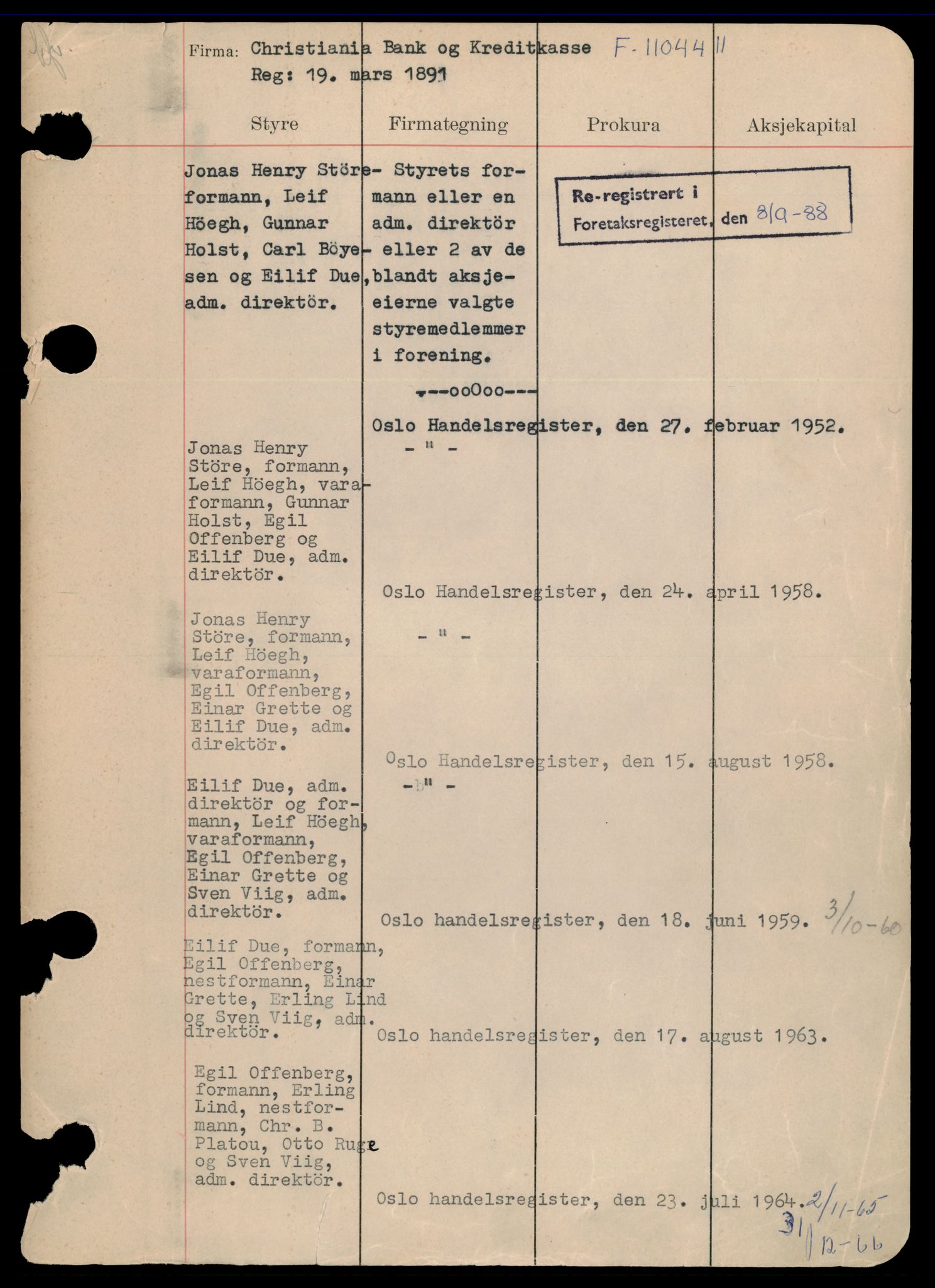 Oslo byfogd, Handelsregisteret, AV/SAT-A-10867/G/Gb/Gba/L0120: Aksjeselskap, Kristiania, 1944-1990