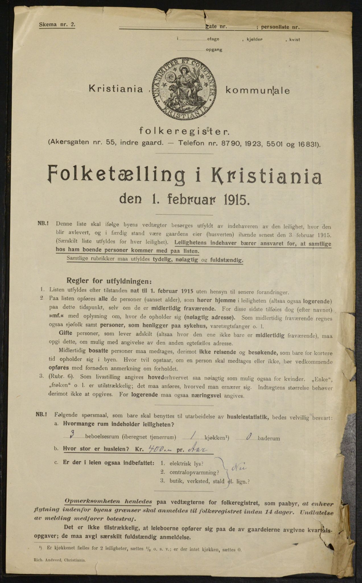 OBA, Kommunal folketelling 1.2.1916 for Kristiania, 1916, s. 22078