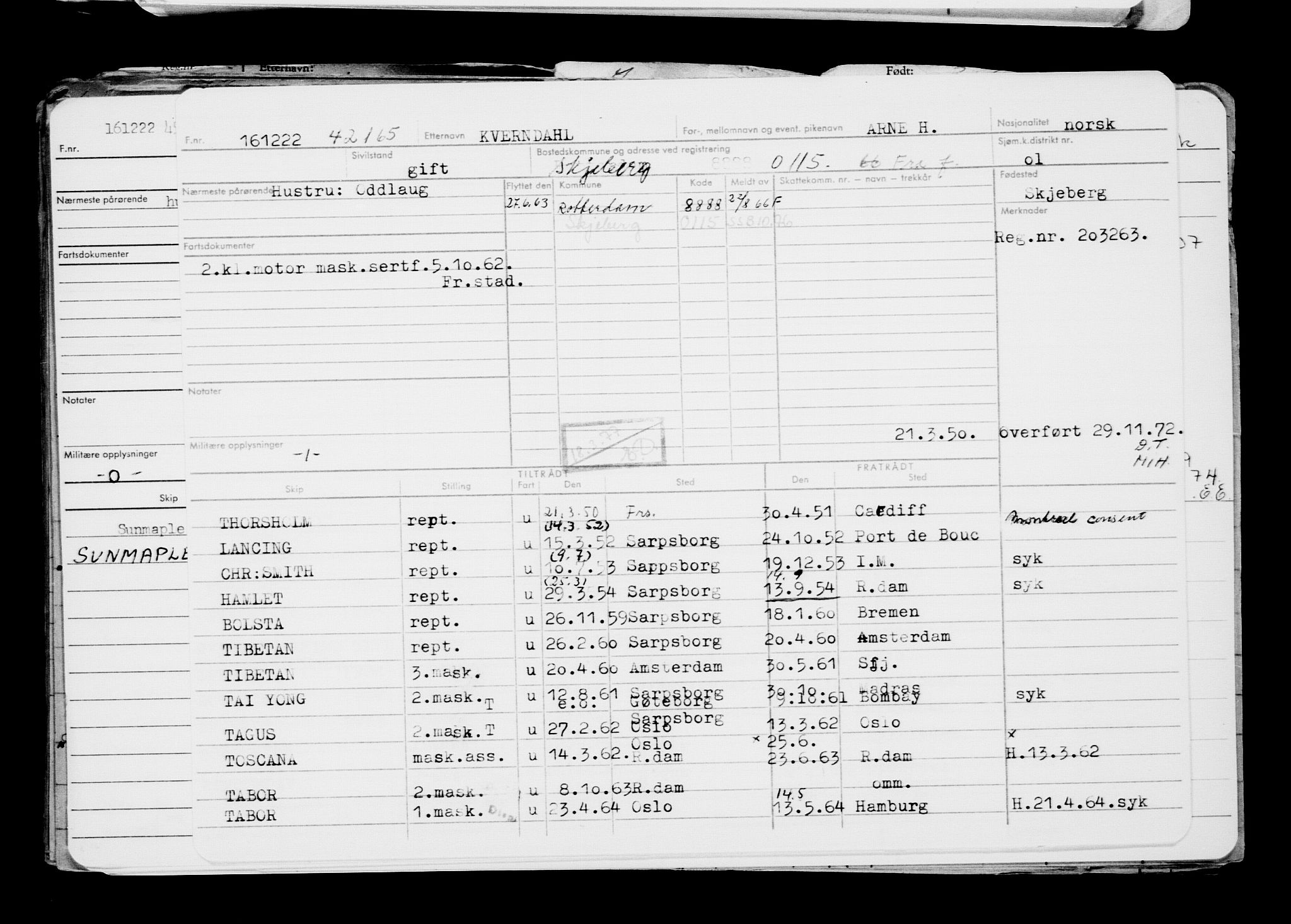 Direktoratet for sjømenn, AV/RA-S-3545/G/Gb/L0213: Hovedkort, 1922, s. 369