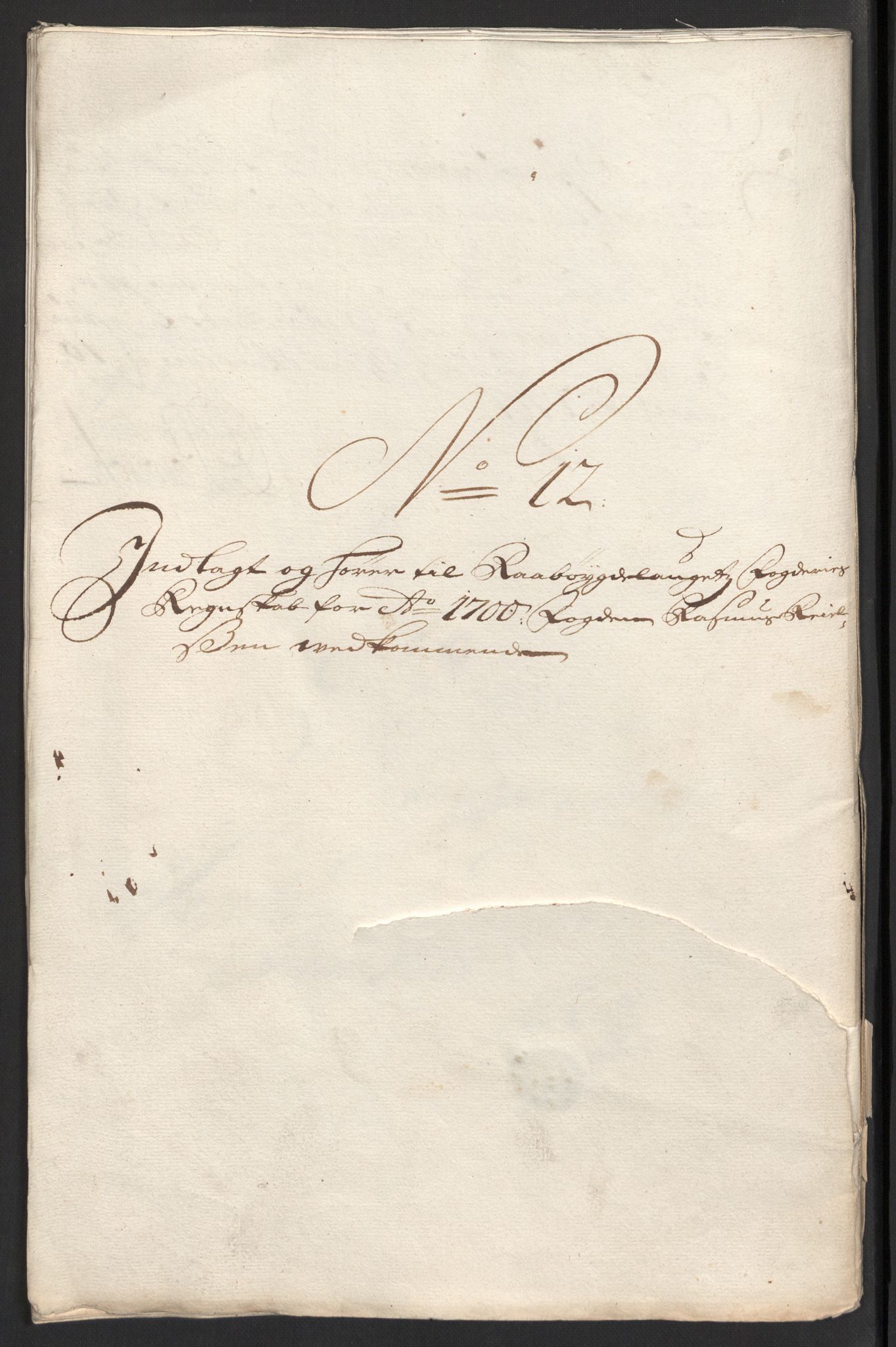 Rentekammeret inntil 1814, Reviderte regnskaper, Fogderegnskap, AV/RA-EA-4092/R40/L2446: Fogderegnskap Råbyggelag, 1700-1702, s. 136