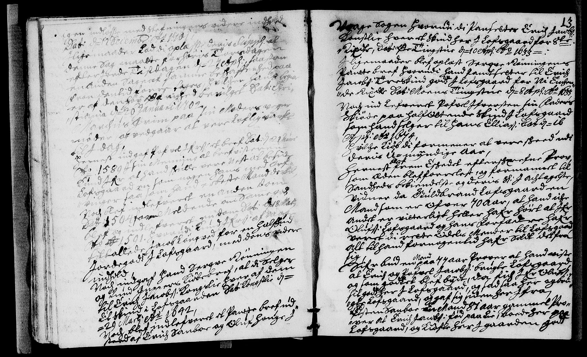 Sorenskriverier i Gudbrandsdalen, AV/SAH-TING-036/G/Gb/Gba/L0030: Tingbok - Nord-Gudbrandsdal, 1702, s. 12b-13a
