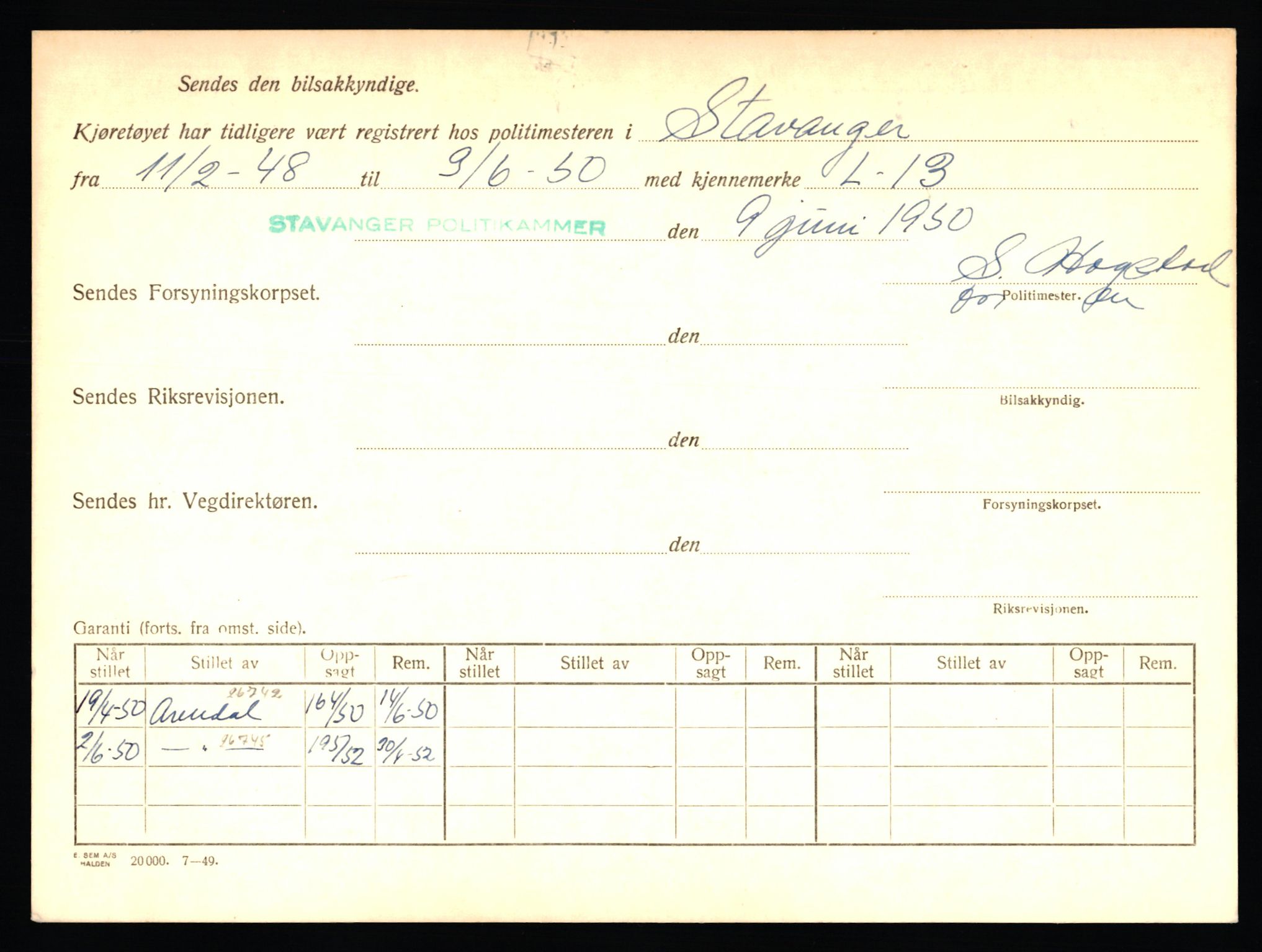 Stavanger trafikkstasjon, AV/SAST-A-101942/0/F/L0006: L-1700 - L-2149, 1930-1971, s. 1370