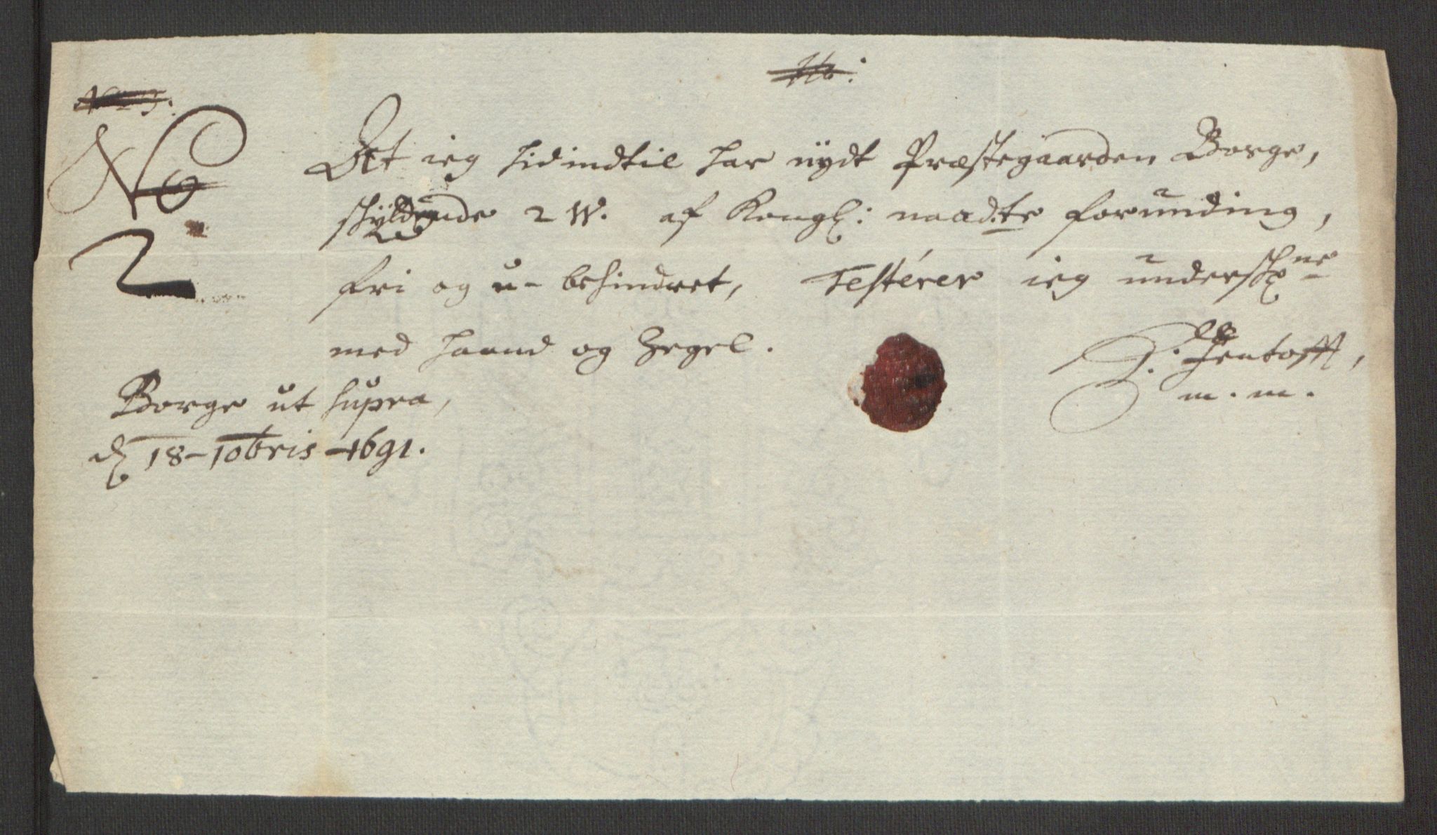 Rentekammeret inntil 1814, Reviderte regnskaper, Fogderegnskap, RA/EA-4092/R67/L4675: Fogderegnskap Vesterålen, Andenes og Lofoten, 1691-1693, s. 91