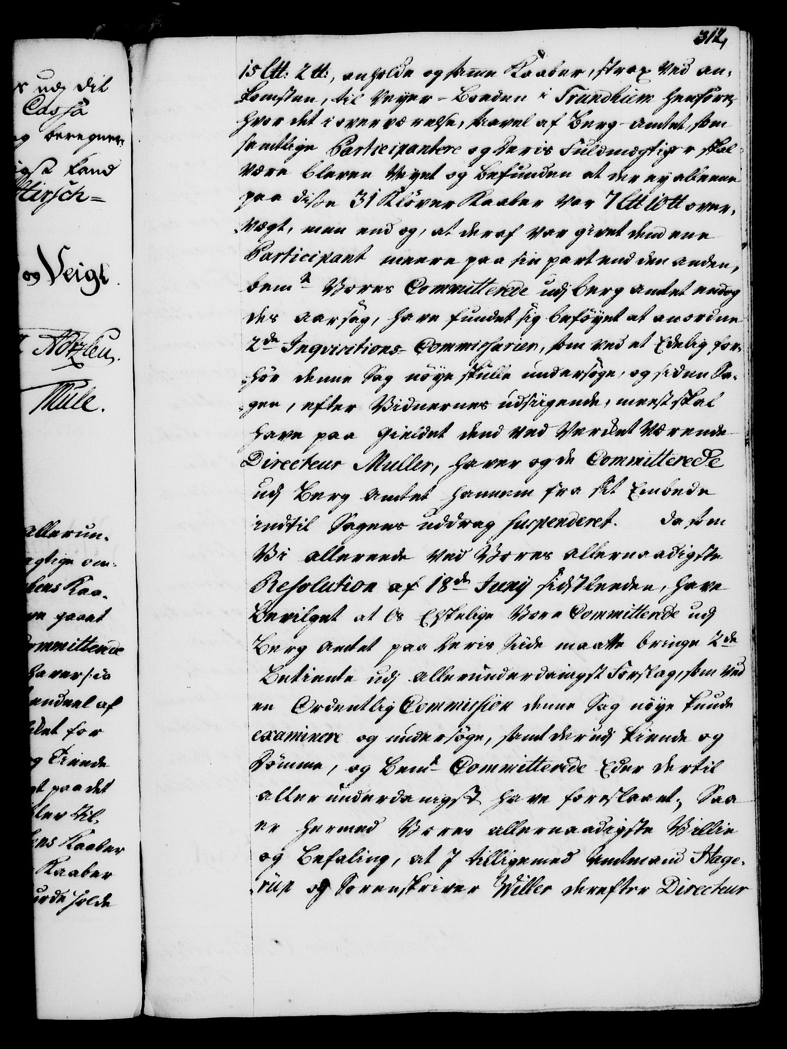 Rentekammeret, Kammerkanselliet, RA/EA-3111/G/Gg/Gga/L0005: Norsk ekspedisjonsprotokoll med register (merket RK 53.5), 1741-1749, s. 312