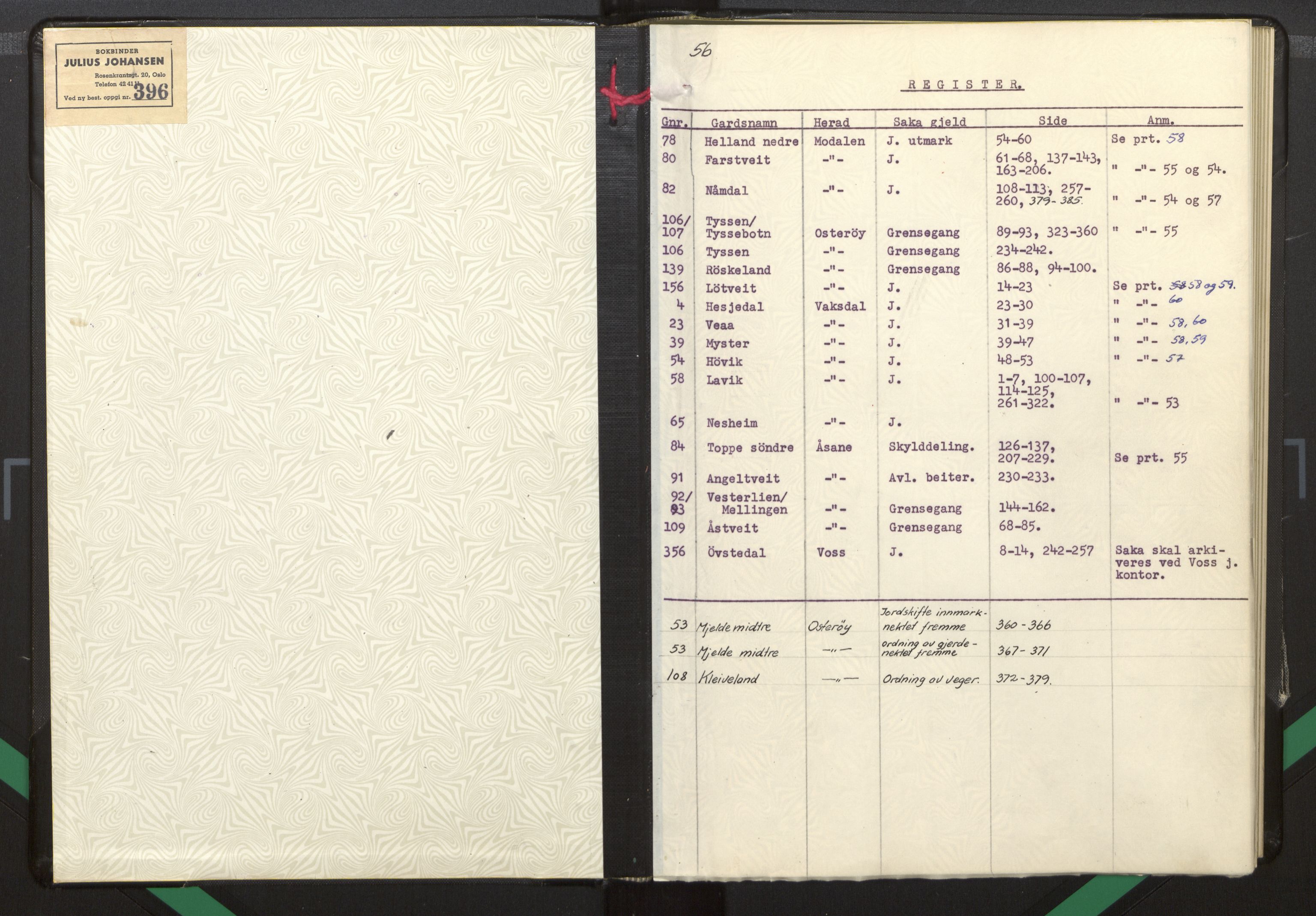 Hordaland jordskiftedøme - I Nordhordland jordskiftedistrikt, AV/SAB-A-6801/A/Aa/L0056: Forhandlingsprotokoll, 1963-1966