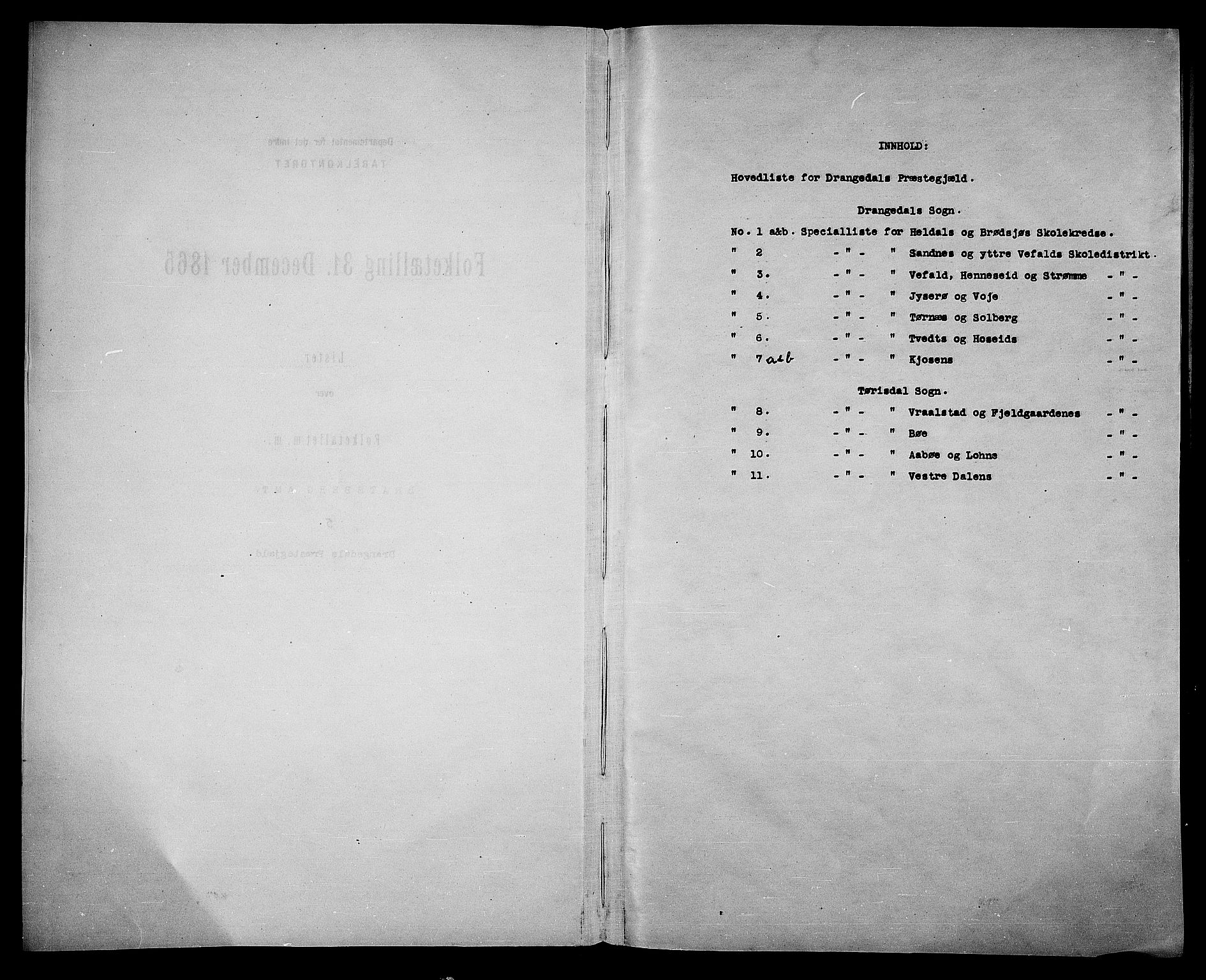 RA, Folketelling 1865 for 0817P Drangedal prestegjeld, 1865, s. 4