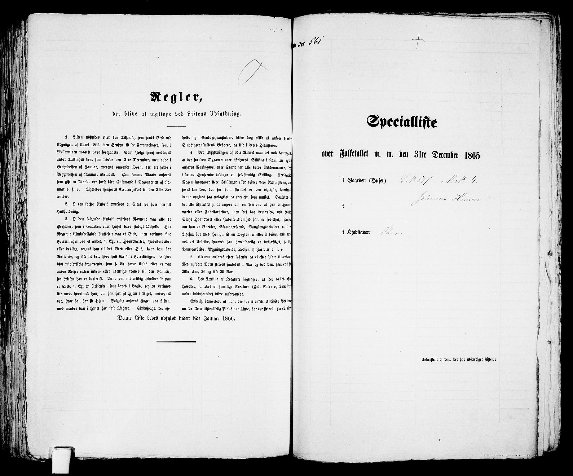 RA, Folketelling 1865 for 0806P Skien prestegjeld, 1865, s. 1150