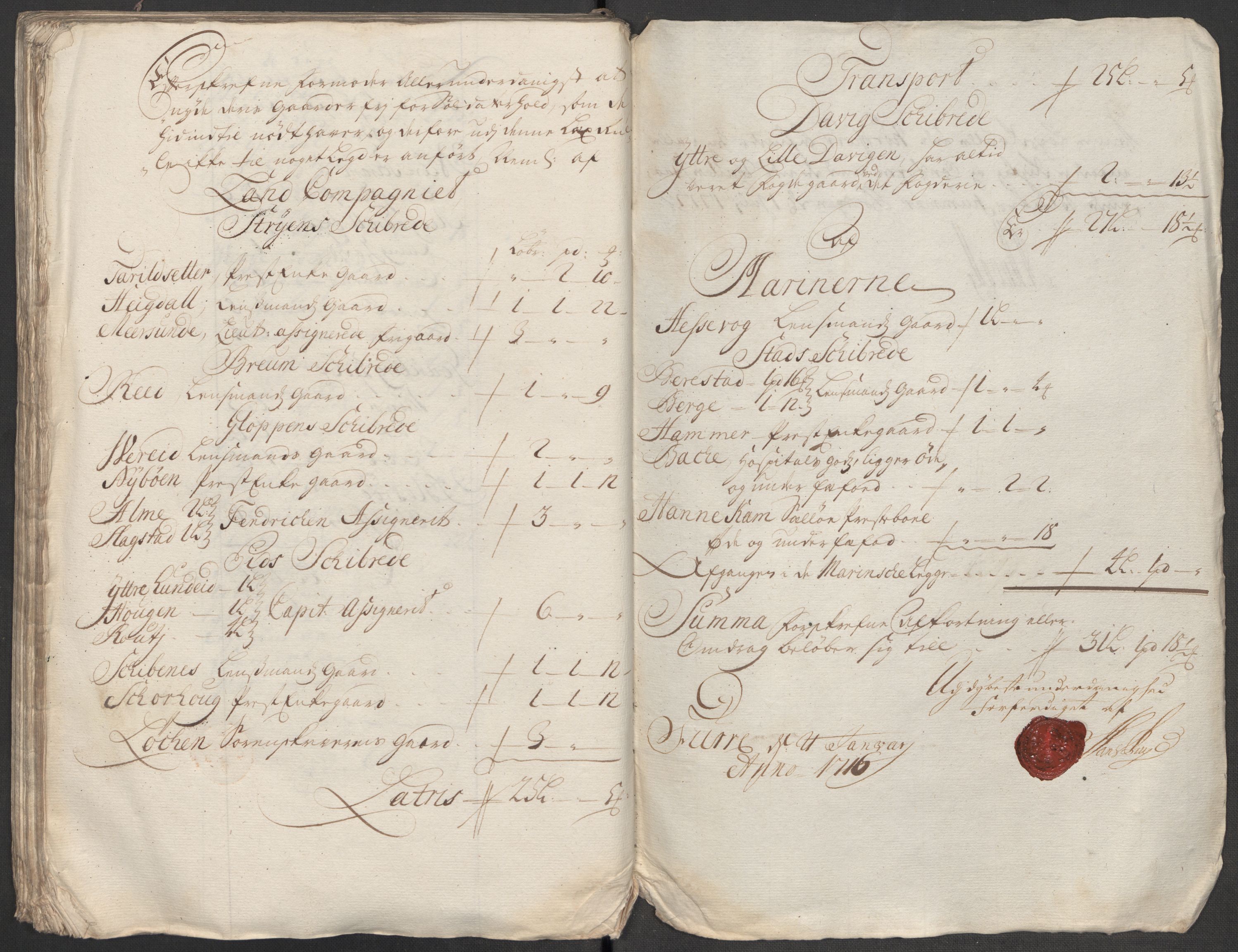Rentekammeret inntil 1814, Reviderte regnskaper, Fogderegnskap, RA/EA-4092/R53/L3439: Fogderegnskap Sunn- og Nordfjord, 1715, s. 487