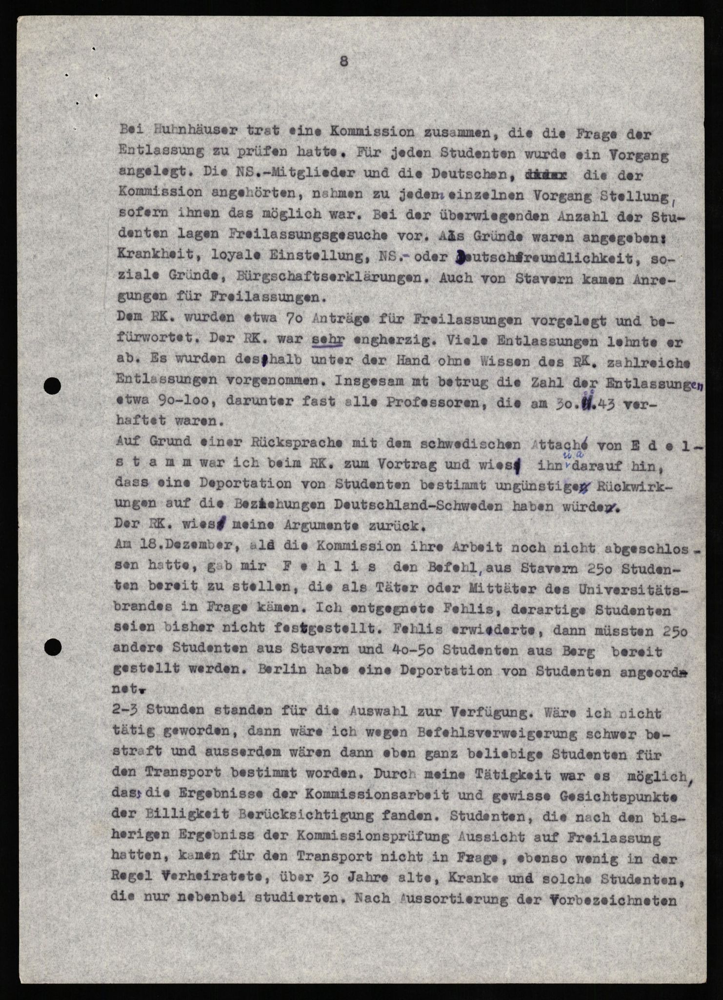 Forsvaret, Forsvarets overkommando II, AV/RA-RAFA-3915/D/Db/L0024: CI Questionaires. Tyske okkupasjonsstyrker i Norge. Tyskere., 1945-1946, s. 488