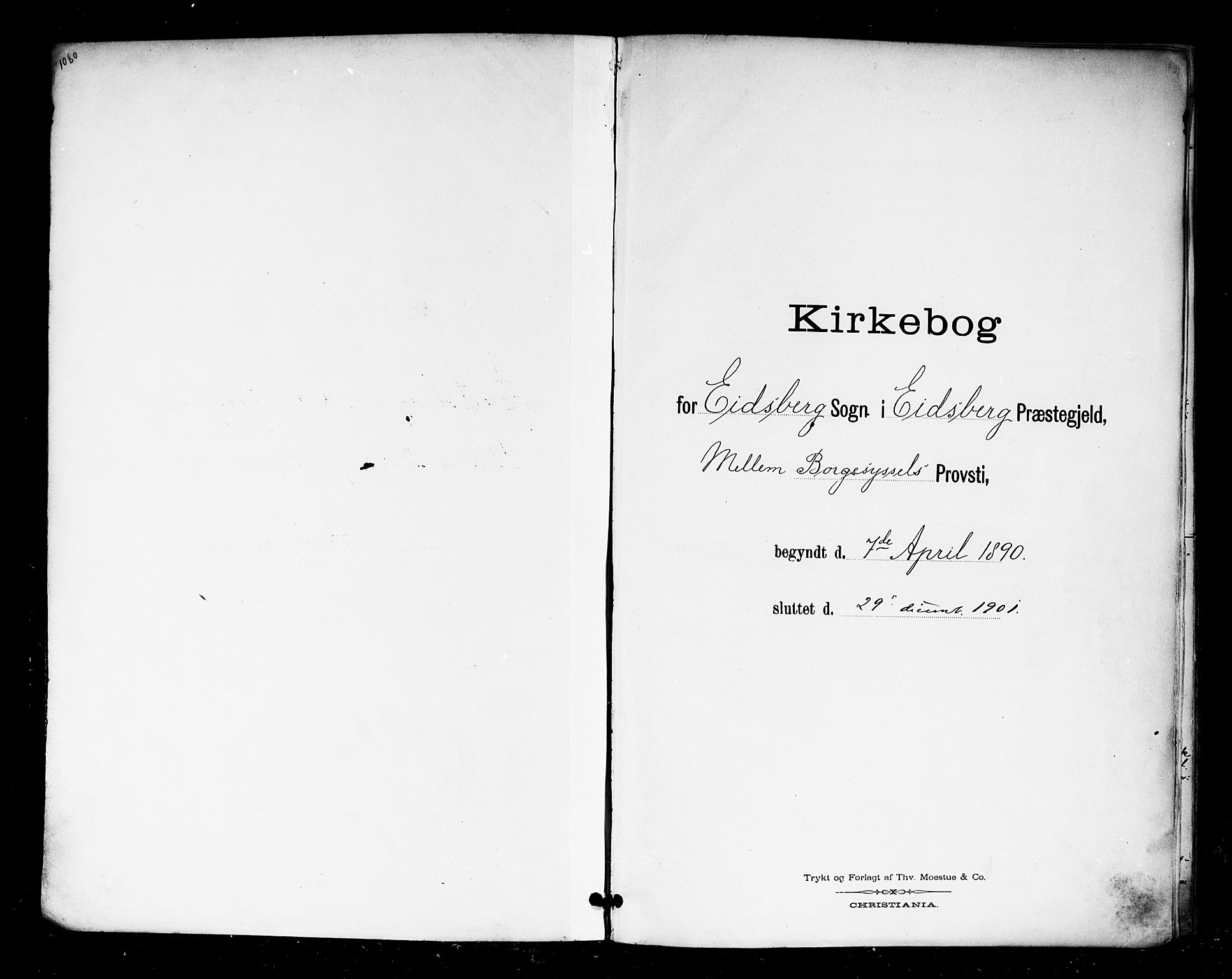 Eidsberg prestekontor Kirkebøker, AV/SAO-A-10905/F/Fa/L0013: Ministerialbok nr. I 13, 1890-1901