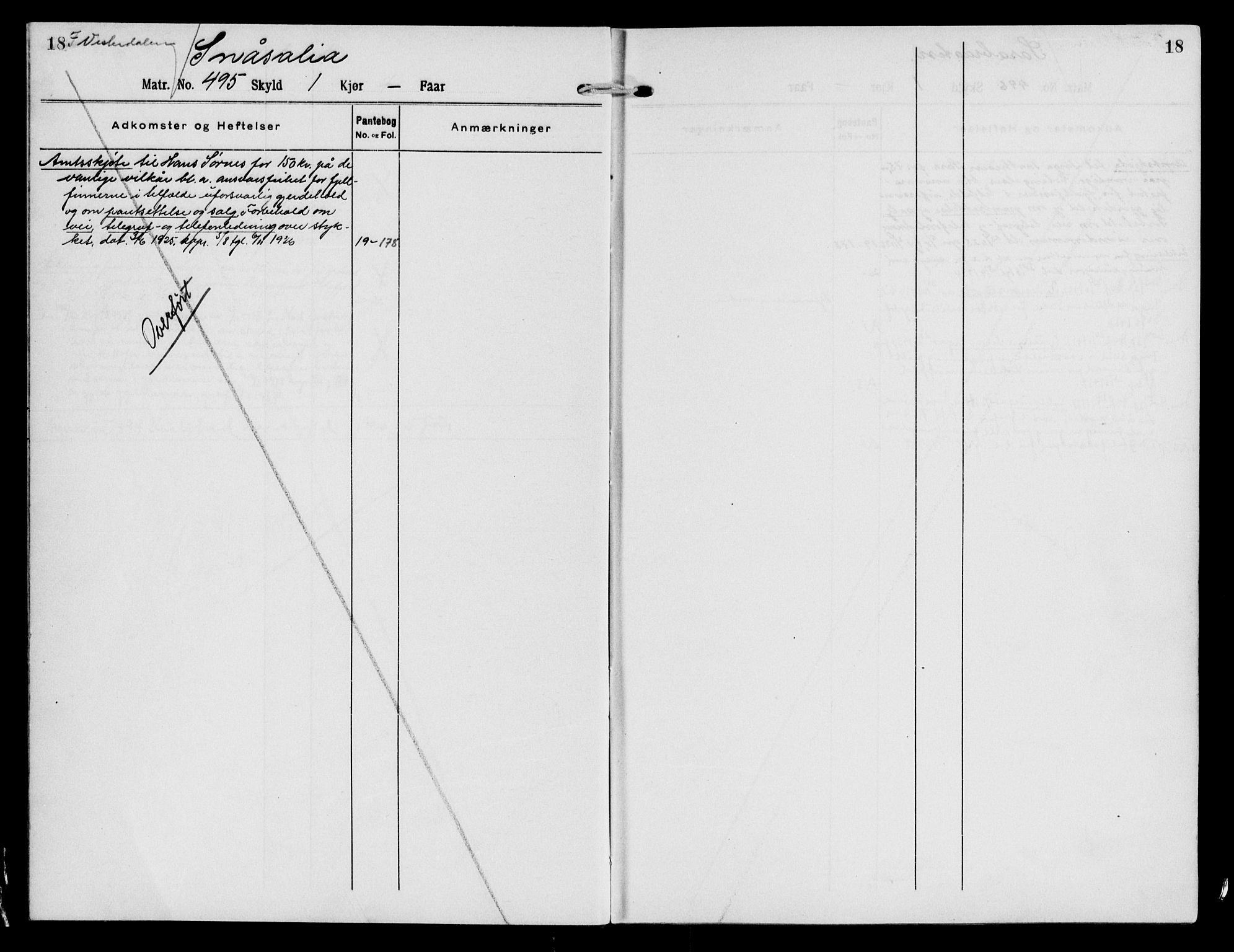 Hammerfest fogderi/sorenskriveri, AV/SATØ-S-0056/1/K/Kb/L0010realpant: Panteregister nr. 10, s. 18