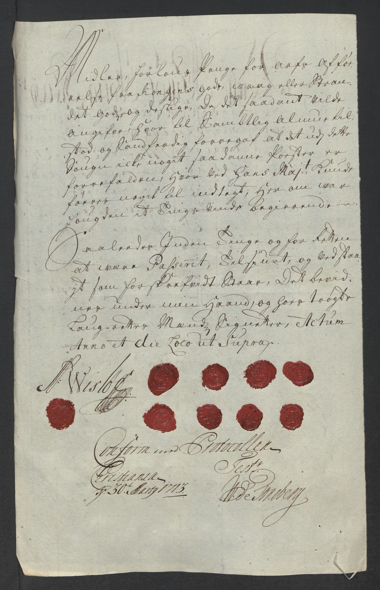 Rentekammeret inntil 1814, Reviderte regnskaper, Fogderegnskap, RA/EA-4092/R18/L1309: Fogderegnskap Hadeland, Toten og Valdres, 1712, s. 305