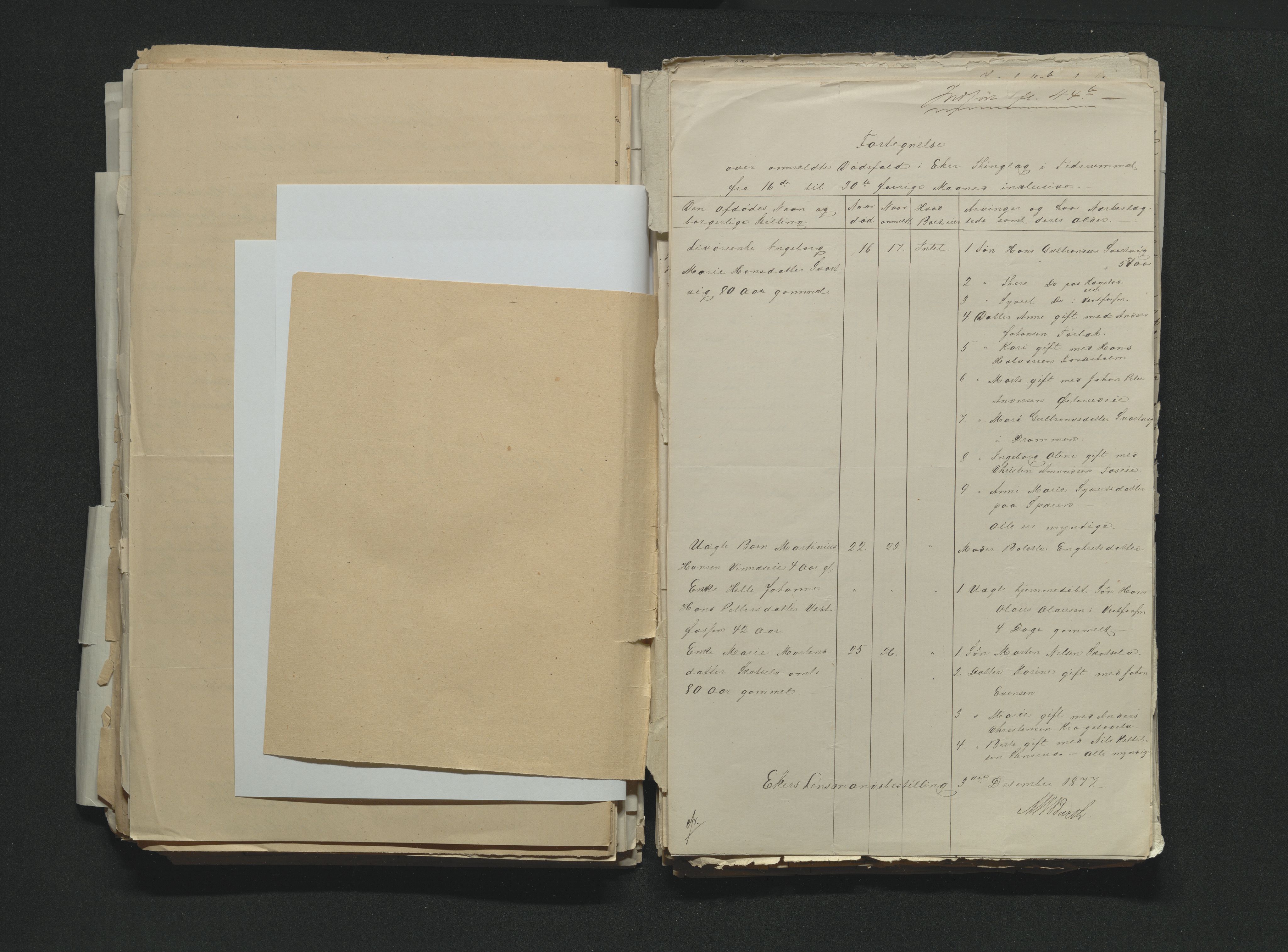 Eiker, Modum og Sigdal sorenskriveri, AV/SAKO-A-123/H/Ha/Hab/L0014: Dødsfallsmeldinger, 1874-1877, s. 684