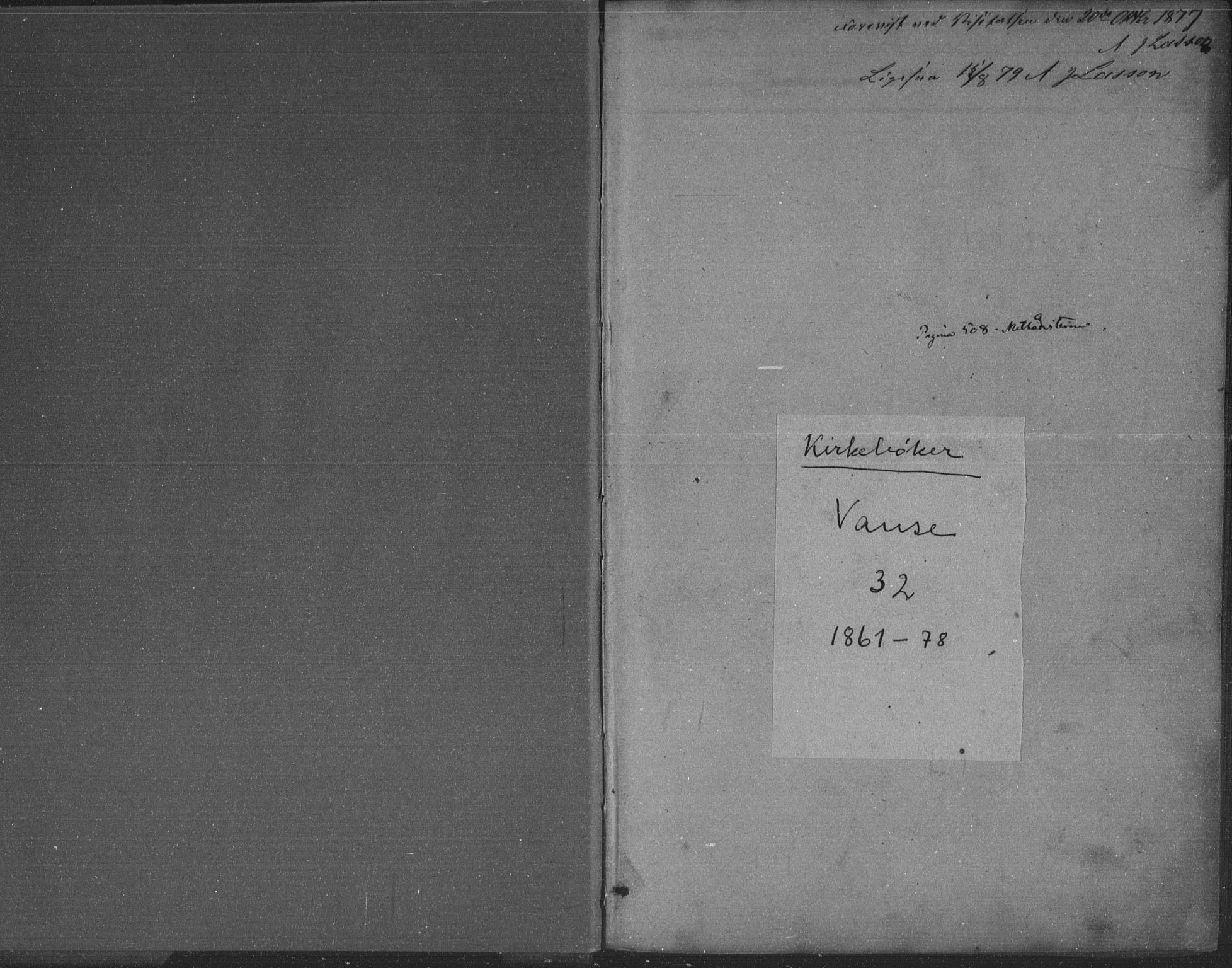 Lista sokneprestkontor, SAK/1111-0027/F/Fa/L0011: Ministerialbok nr. A 11, 1861-1878
