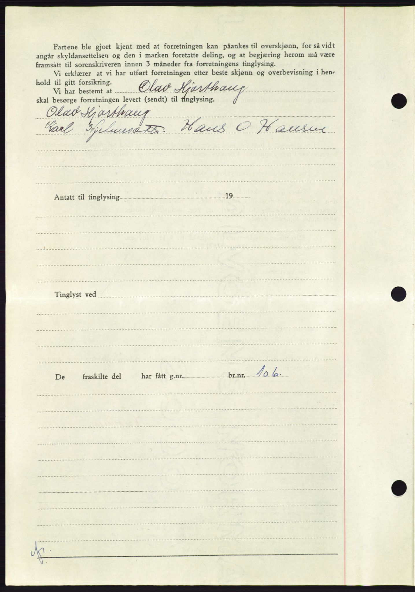 Søre Sunnmøre sorenskriveri, AV/SAT-A-4122/1/2/2C/L0104: Pantebok nr. 30A, 1956-1956, Dagboknr: 1343/1956