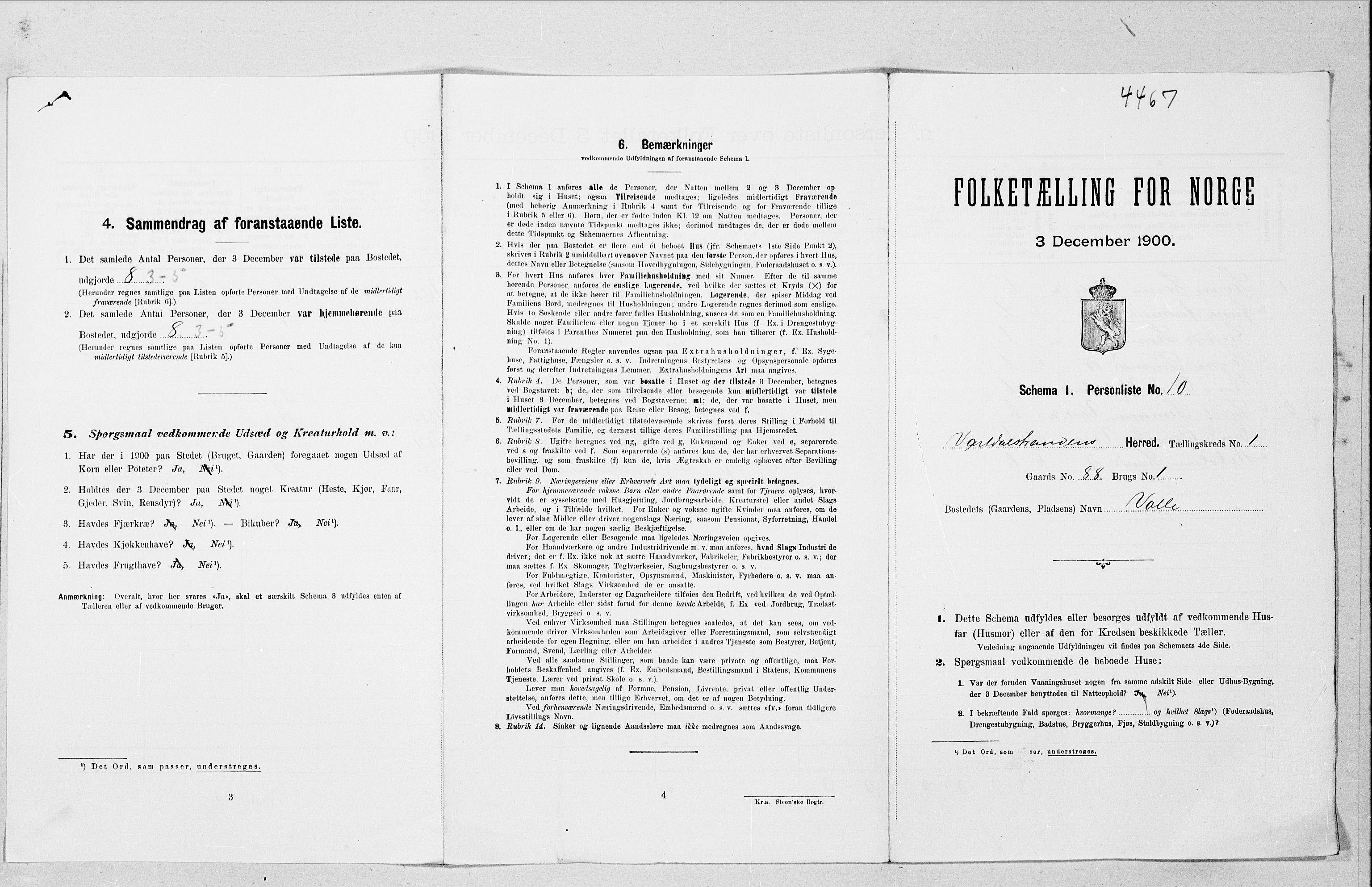 SAT, Folketelling 1900 for 1521 Vartdal herred, 1900, s. 40