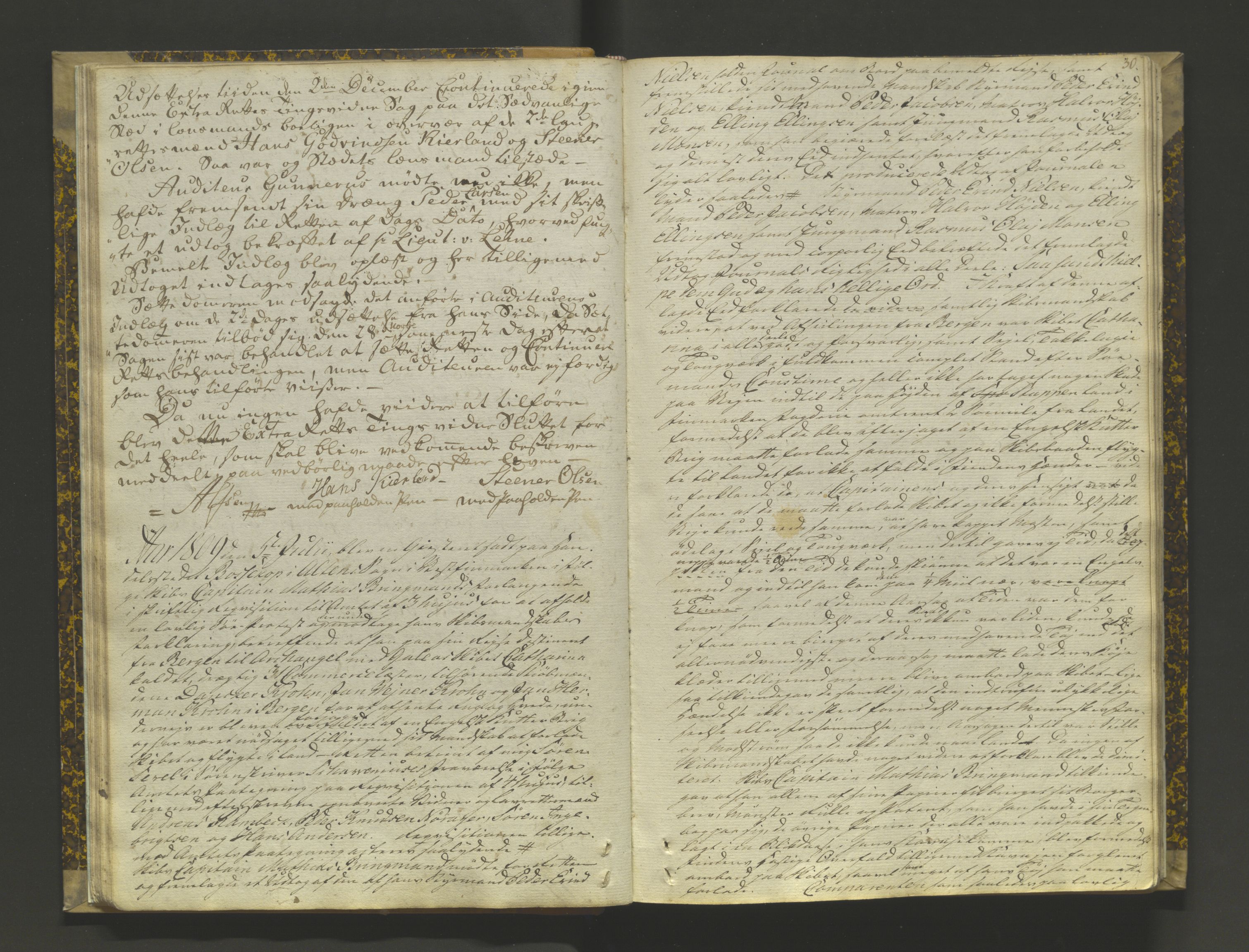 Finnmark sorenskriveri, AV/SATØ-S-0053/F/Fa/L0051: Justisprotokoller, 1810-1813, s. 29b-30a