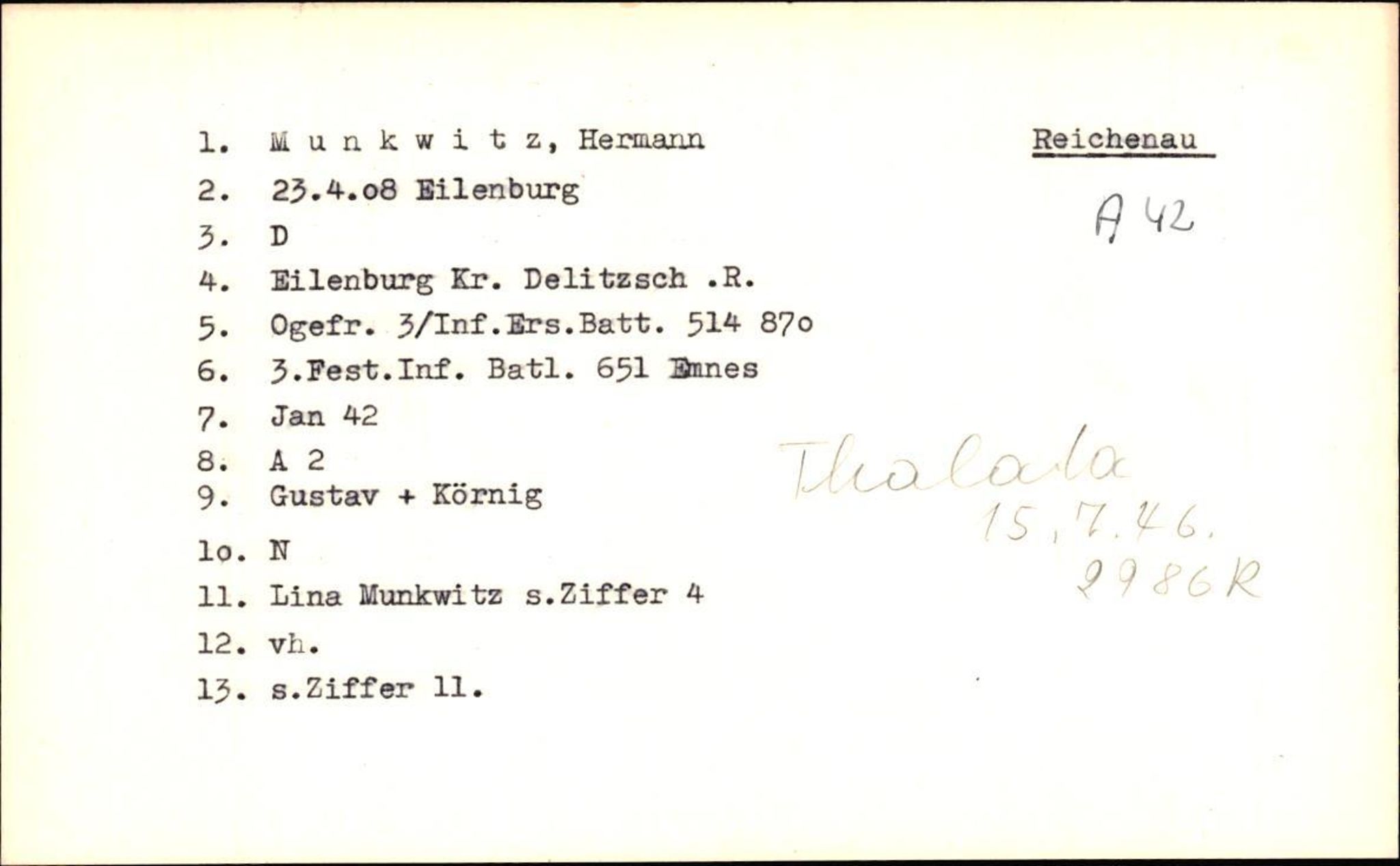 Hjemsendte tyskere , AV/RA-RAFA-6487/D/Db/L0020: Mülzet-Paülisch, 1945-1947, s. 11