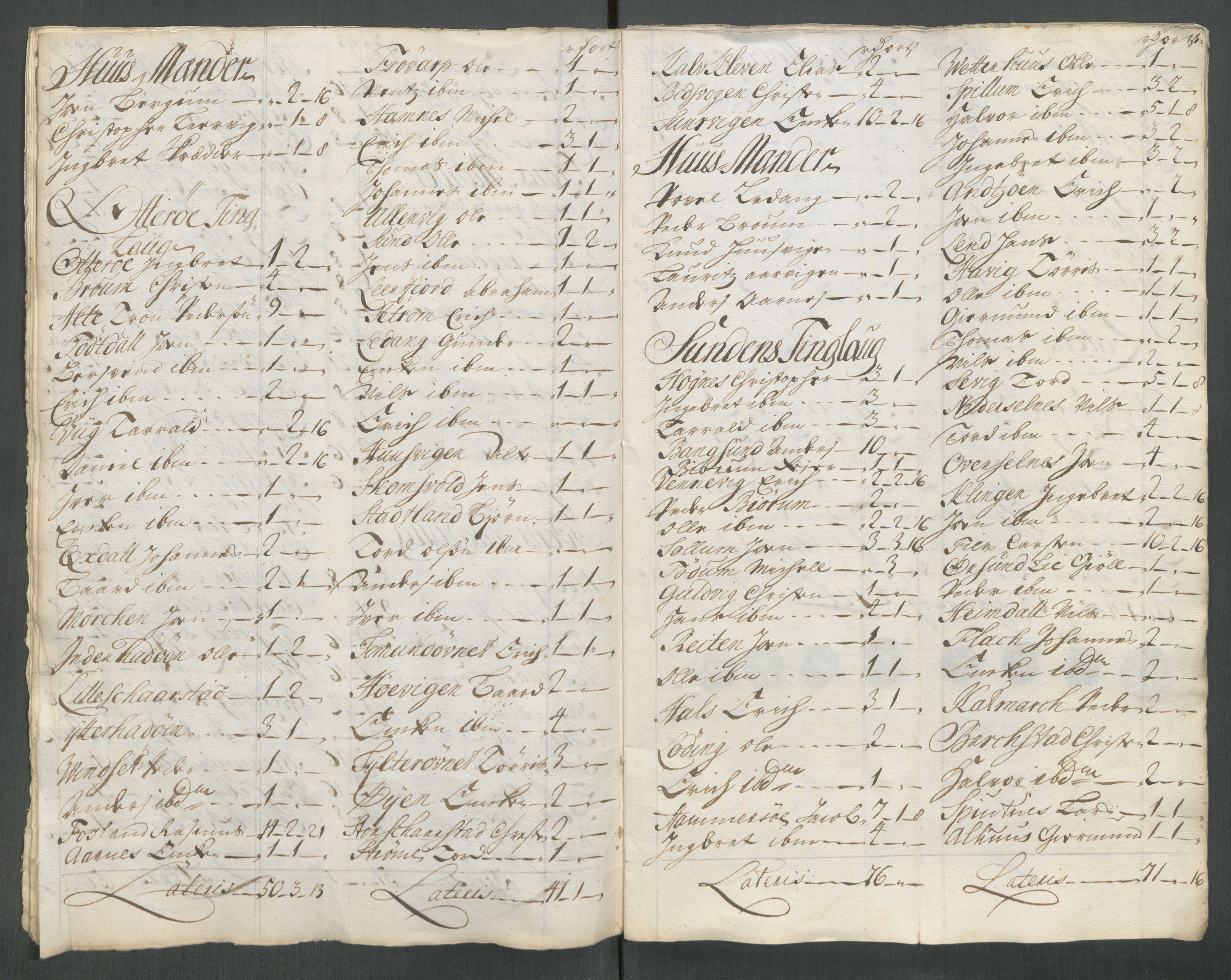 Rentekammeret inntil 1814, Reviderte regnskaper, Fogderegnskap, AV/RA-EA-4092/R64/L4434: Fogderegnskap Namdal, 1713, s. 258