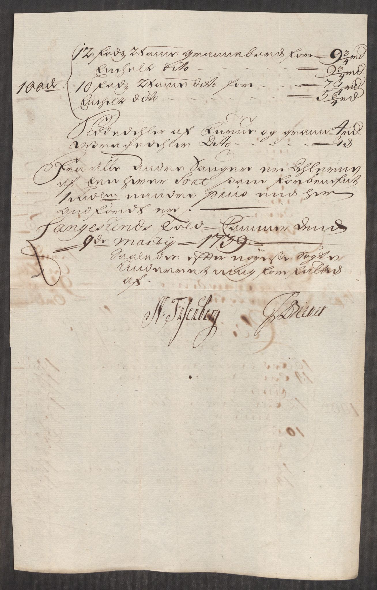 Rentekammeret inntil 1814, Realistisk ordnet avdeling, RA/EA-4070/Oe/L0001: [Ø1]: Priskuranter, 1712-1739, s. 986