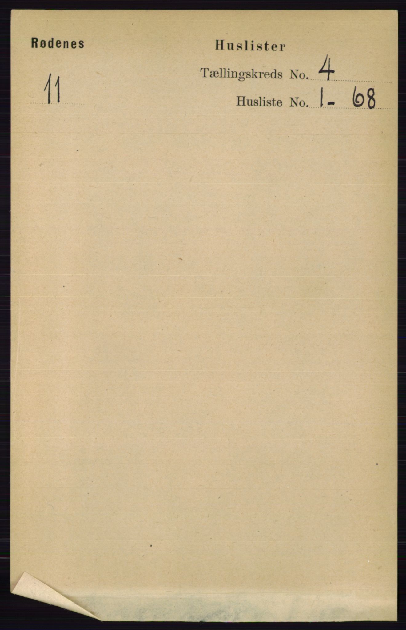 RA, Folketelling 1891 for 0120 Rødenes herred, 1891, s. 1563