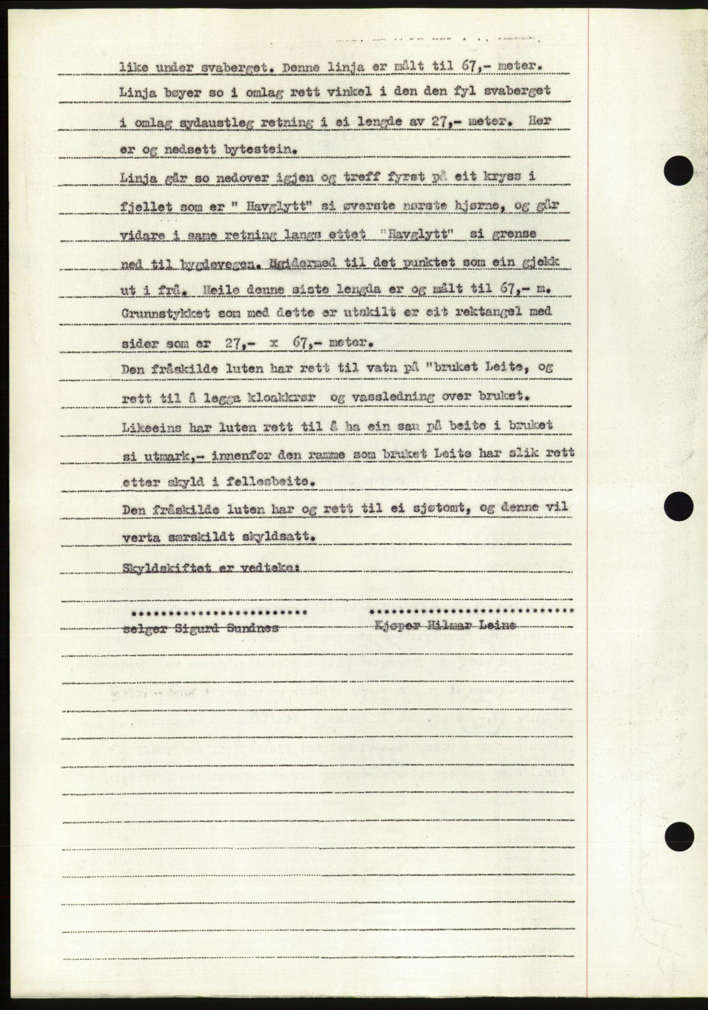 Søre Sunnmøre sorenskriveri, AV/SAT-A-4122/1/2/2C/L0105: Pantebok nr. 31A, 1956-1957, Dagboknr: 2716/1956