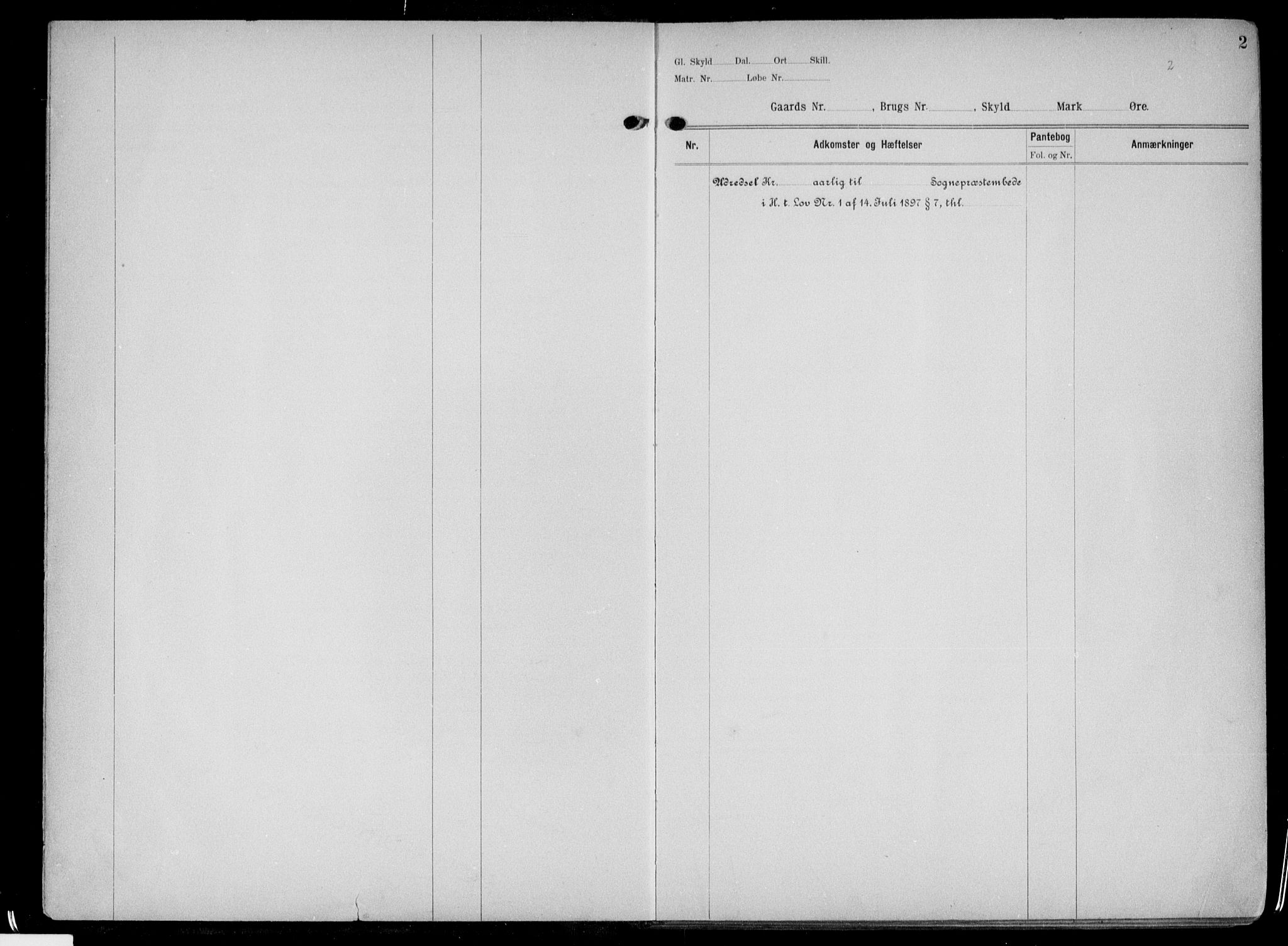 Jarlsberg sorenskriveri, SAKO/A-131/G/Gb/Gbb/L0003: Panteregister nr. II 3, s. 2