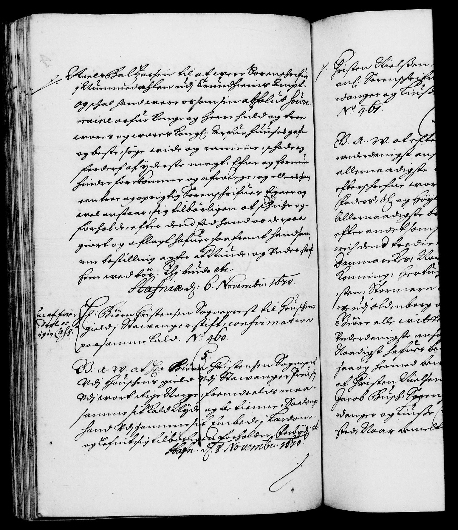 Danske Kanselli 1572-1799, AV/RA-EA-3023/F/Fc/Fca/Fcaa/L0011: Norske registre (mikrofilm), 1670-1673, s. 284b