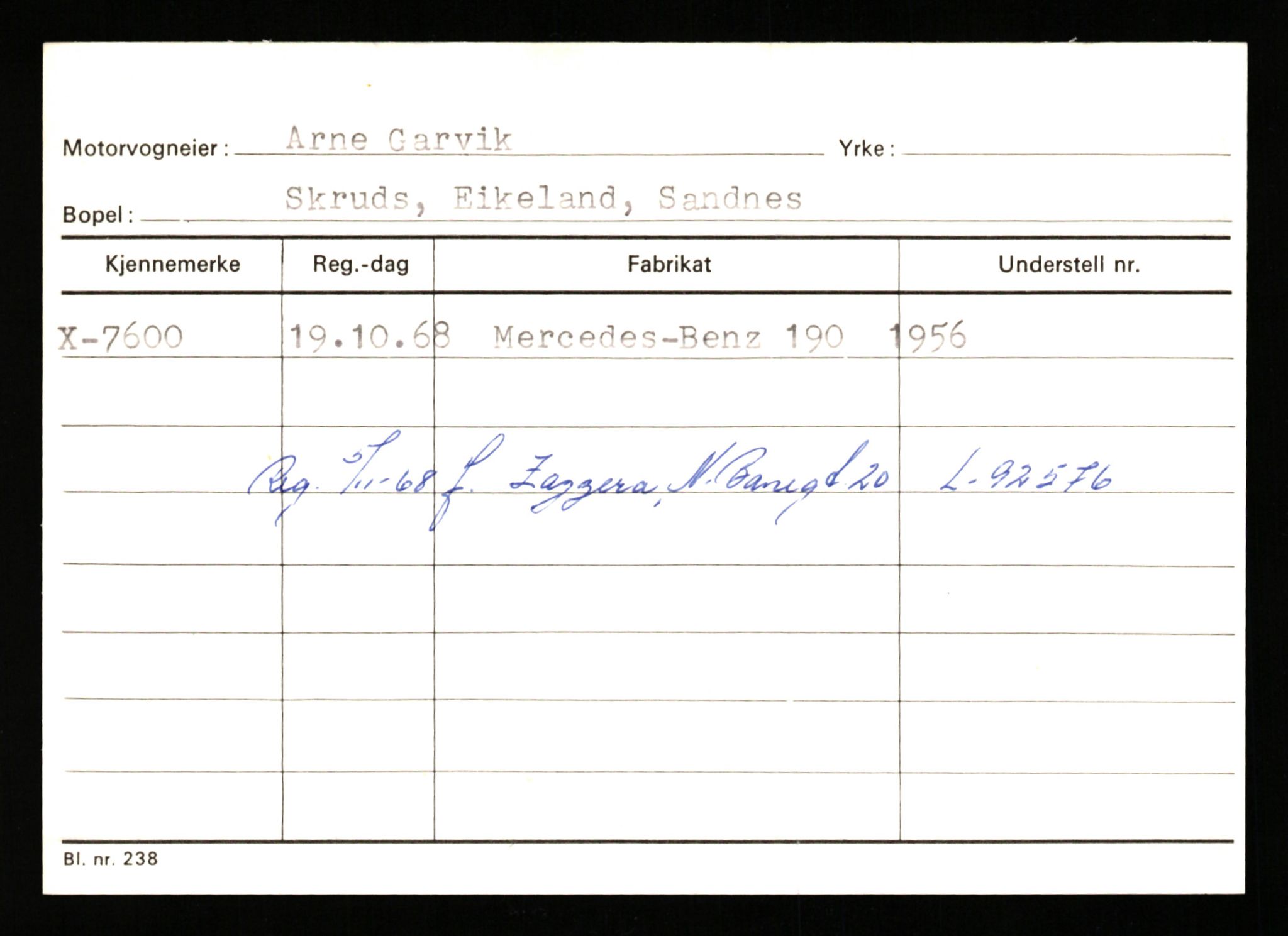 Stavanger trafikkstasjon, AV/SAST-A-101942/0/G/L0002: Registreringsnummer: 5791 - 10405, 1930-1971, s. 869
