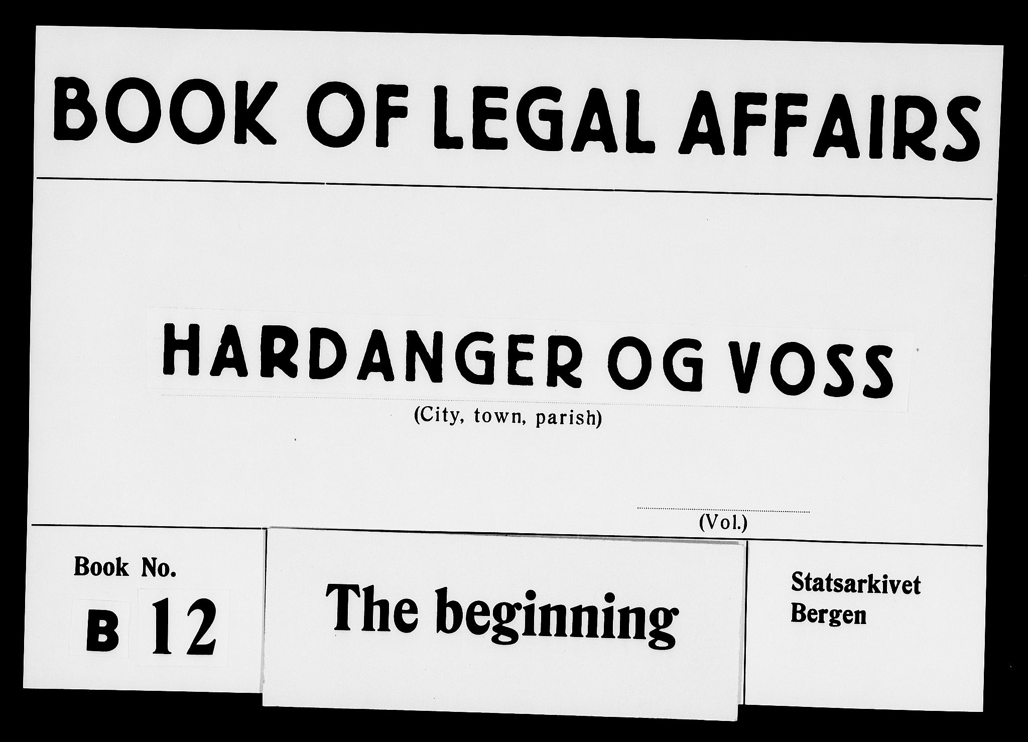 Hardanger og Voss sorenskriveri, SAB/A-2501/1/1A/1Ab/L0012: Tingbok for Voss, 1679