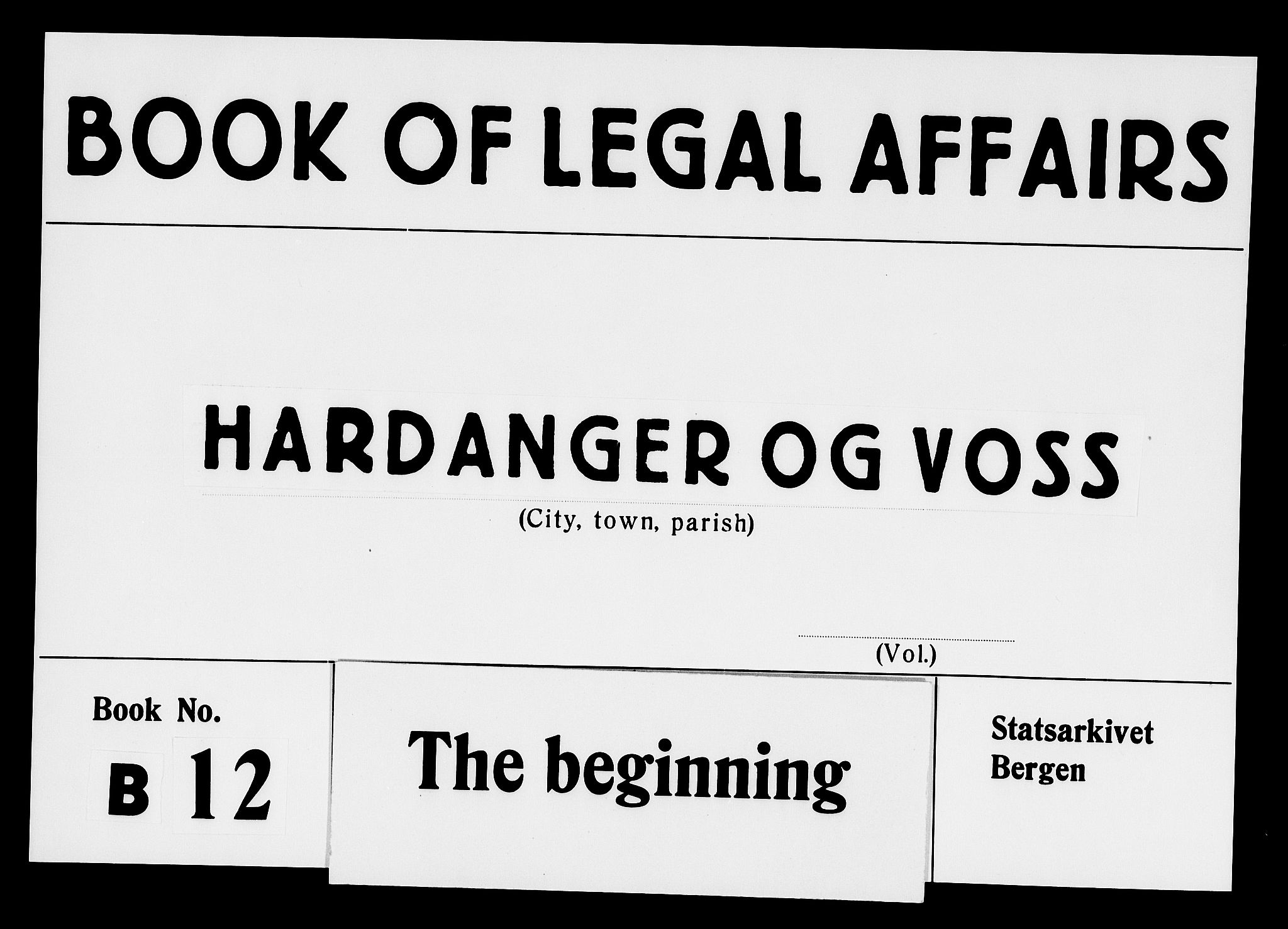 Hardanger og Voss sorenskriveri, AV/SAB-A-2501/1/1A/1Ab/L0012: Tingbok for Voss, 1679