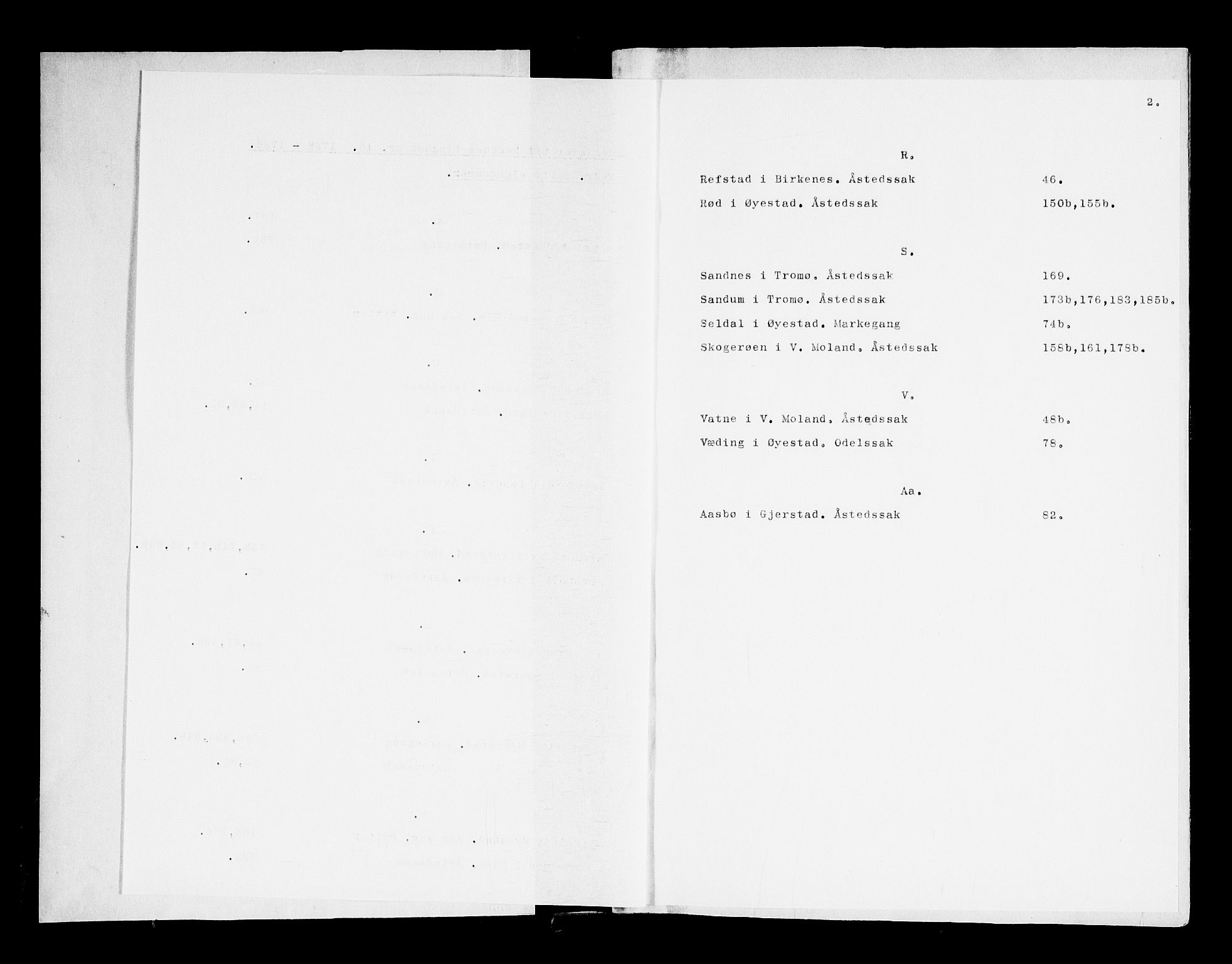 Nedenes sorenskriveri før 1824, AV/SAK-1221-0007/F/Fa/L0021: Tingbok med register nr 16, 1728-1730