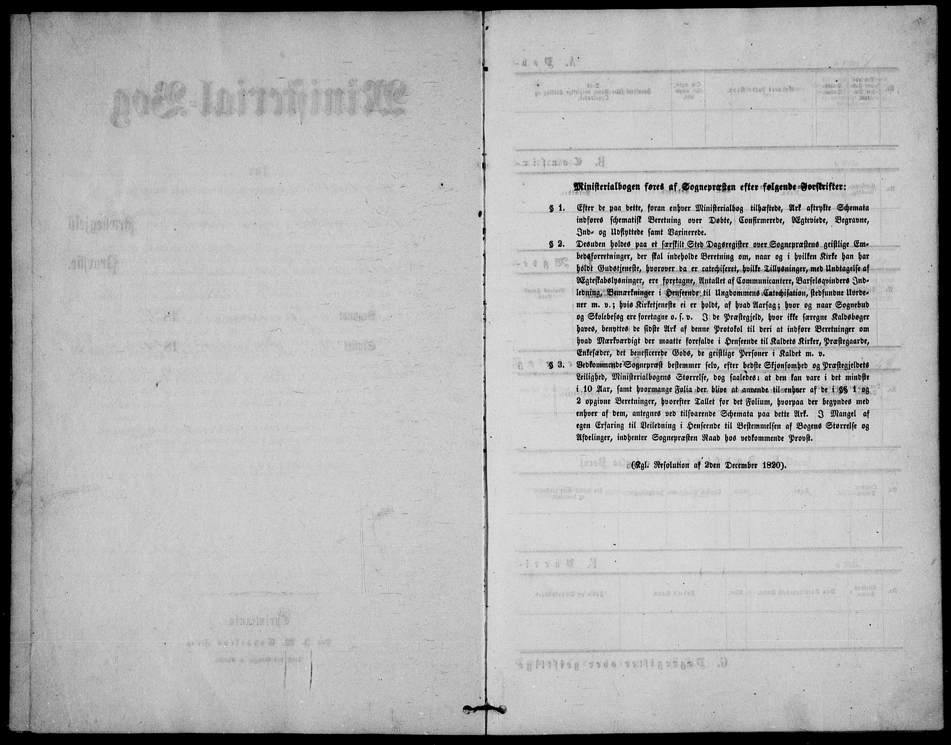 Våle kirkebøker, AV/SAKO-A-334/G/Gb/L0001: Klokkerbok nr. II 1, 1874-1891