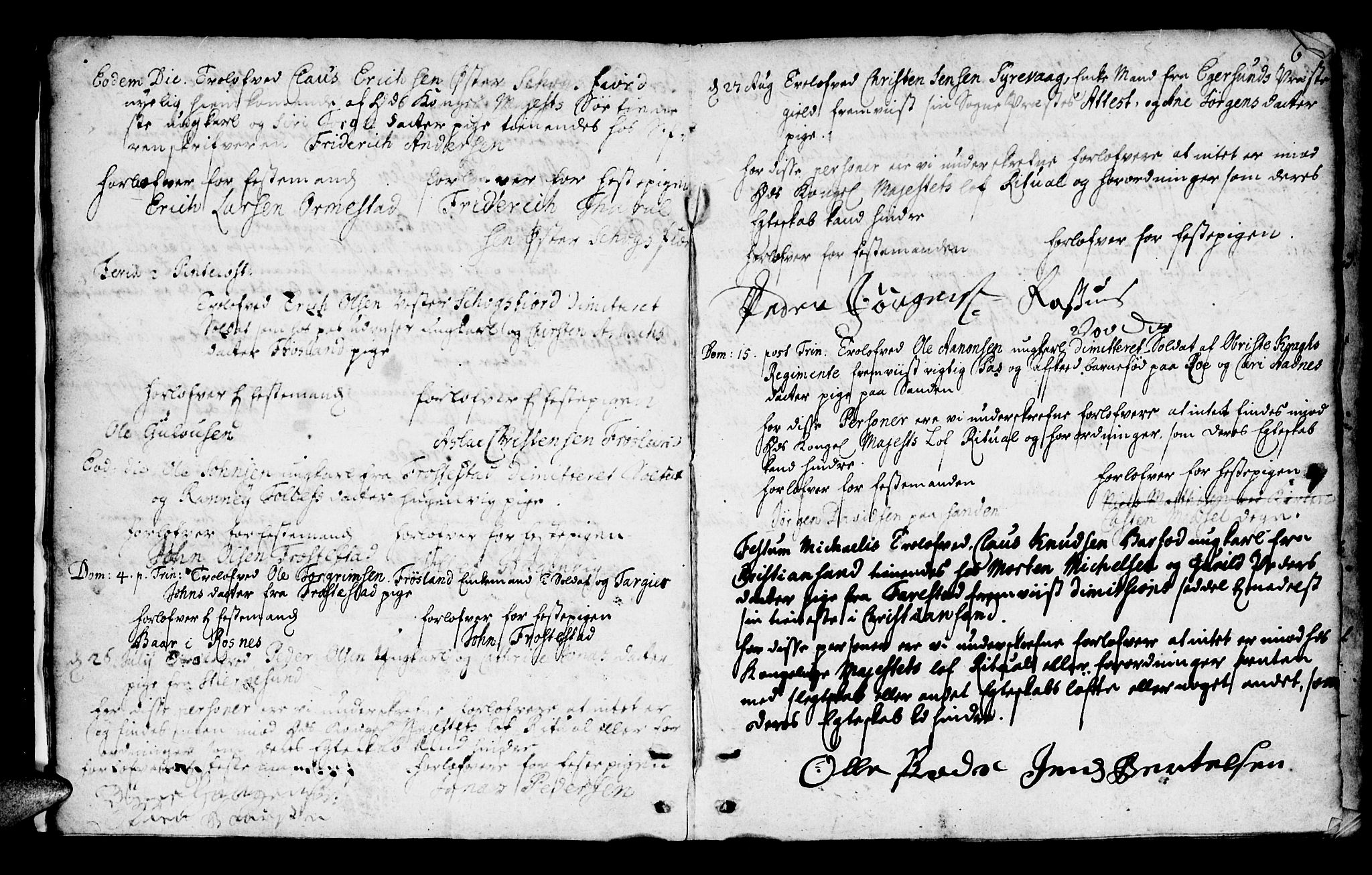 Mandal sokneprestkontor, AV/SAK-1111-0030/F/Fa/Faa/L0002: Ministerialbok nr. A 2, 1720-1754, s. 6