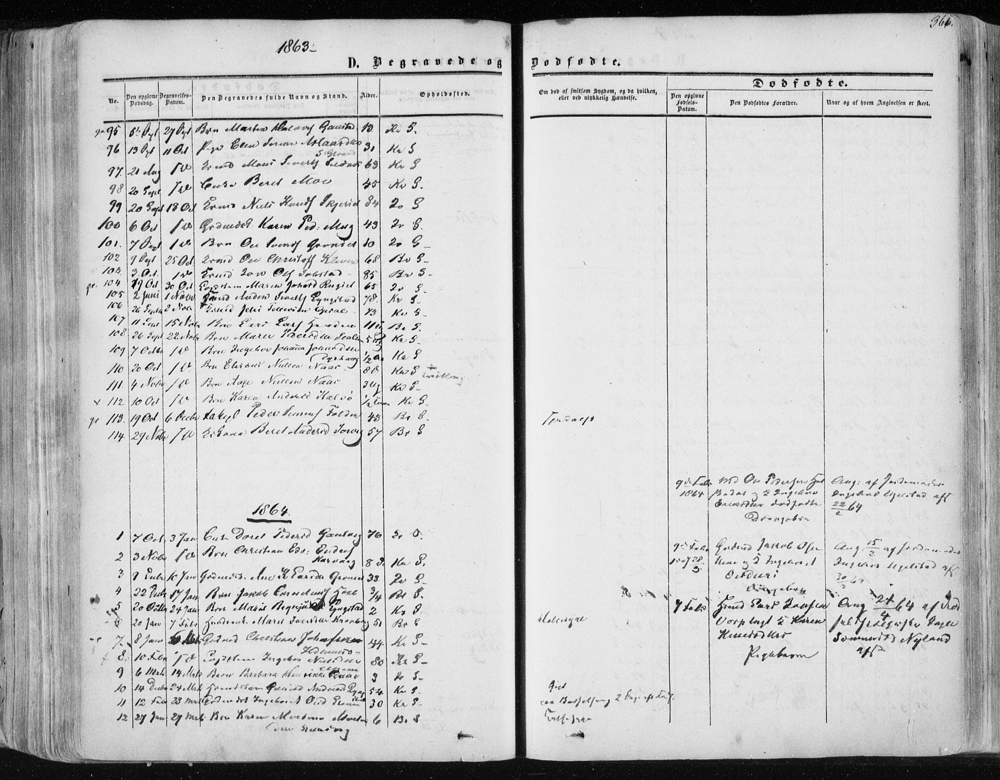 Ministerialprotokoller, klokkerbøker og fødselsregistre - Møre og Romsdal, SAT/A-1454/568/L0804: Ministerialbok nr. 568A11, 1854-1868, s. 366