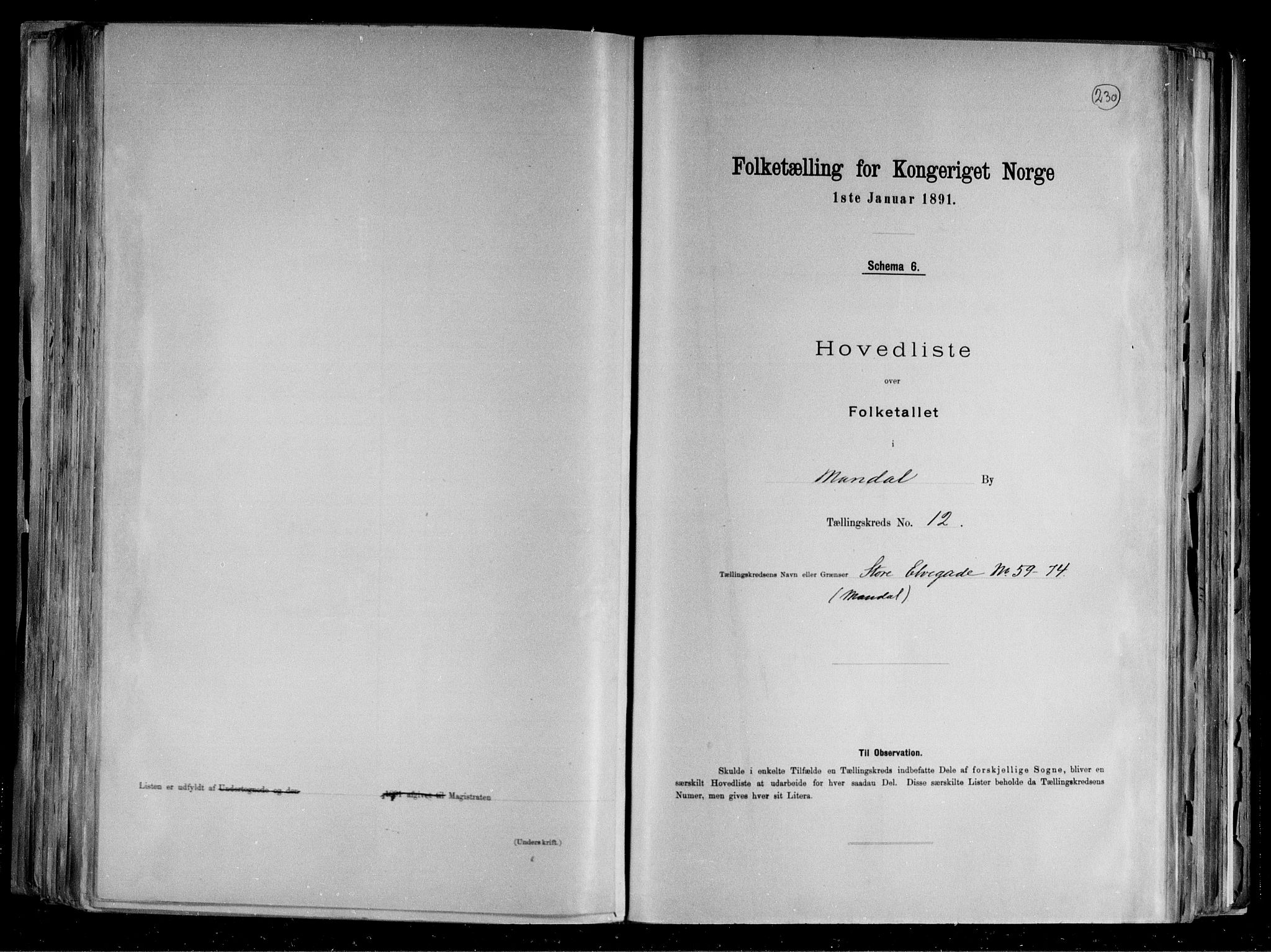 RA, Folketelling 1891 for 1002 Mandal ladested, 1891, s. 28