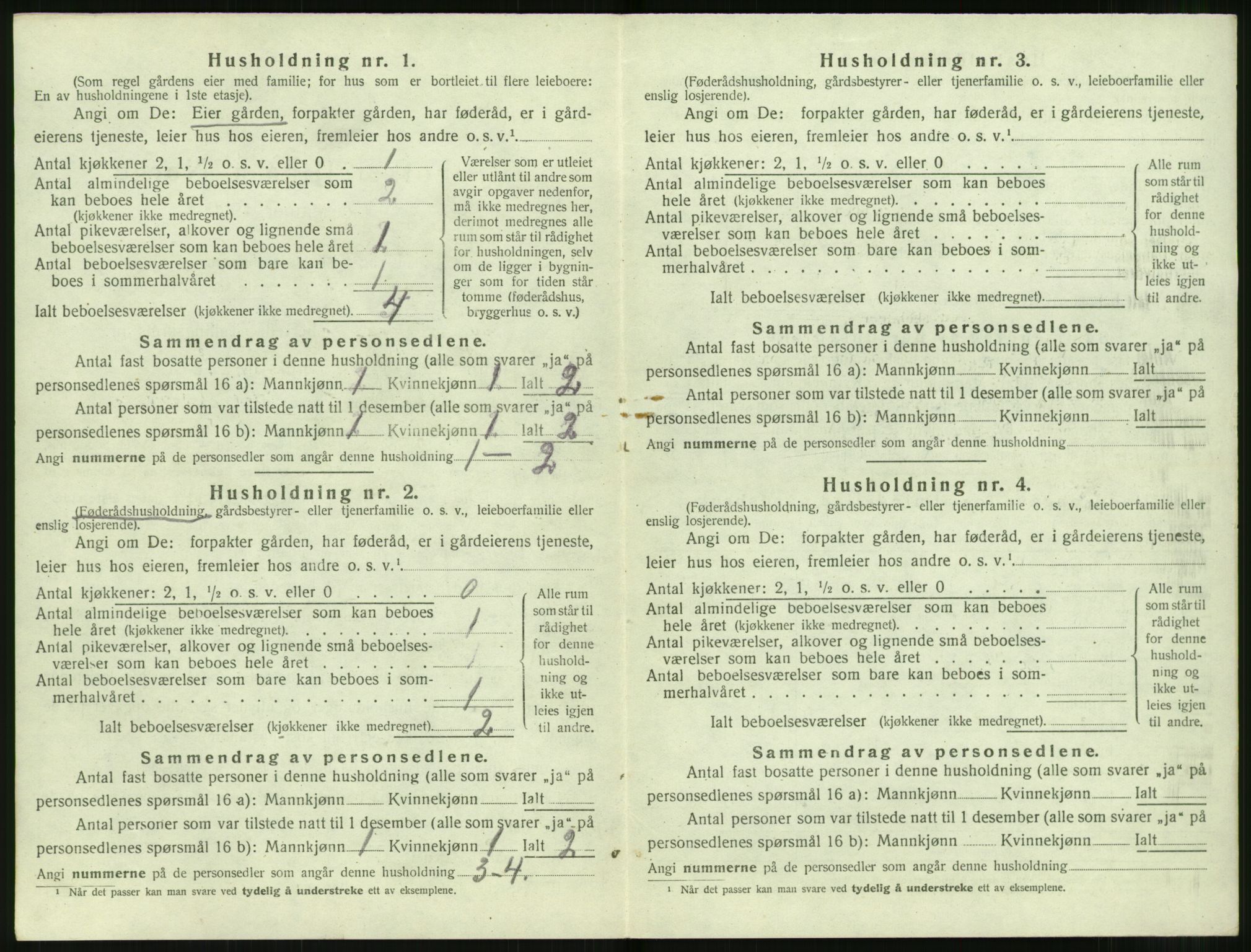 SAT, Folketelling 1920 for 1523 Sunnylven herred, 1920, s. 455