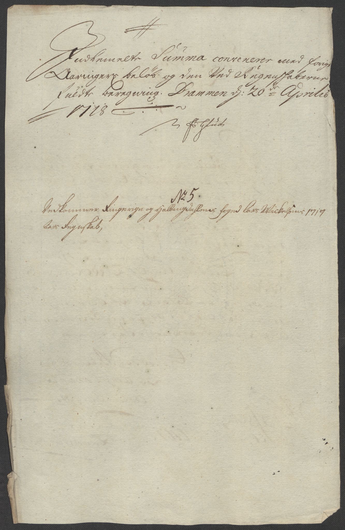 Rentekammeret inntil 1814, Reviderte regnskaper, Fogderegnskap, RA/EA-4092/R23/L1475: Fogderegnskap Ringerike og Hallingdal, 1717, s. 135