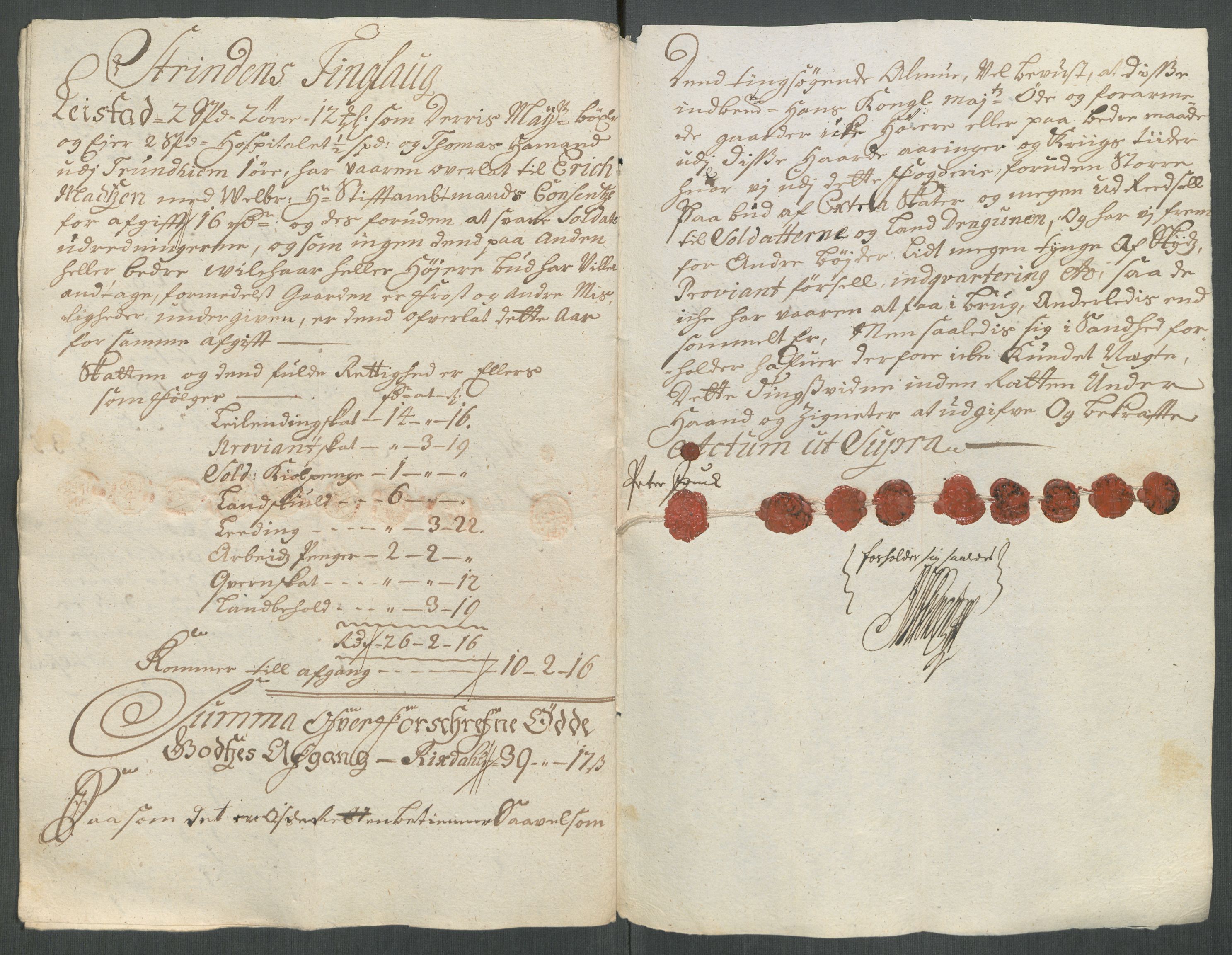 Rentekammeret inntil 1814, Reviderte regnskaper, Fogderegnskap, RA/EA-4092/R61/L4116: Fogderegnskap Strinda og Selbu, 1717-1718, s. 236