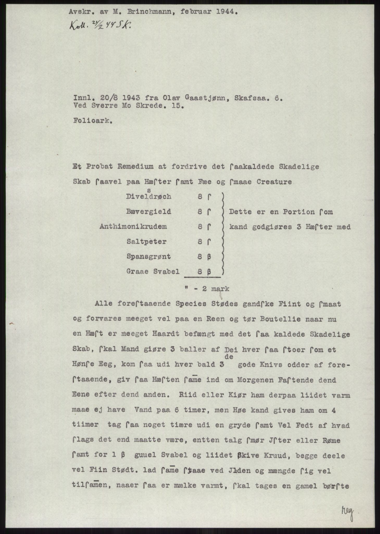 Samlinger til kildeutgivelse, Diplomavskriftsamlingen, RA/EA-4053/H/Ha, s. 1657