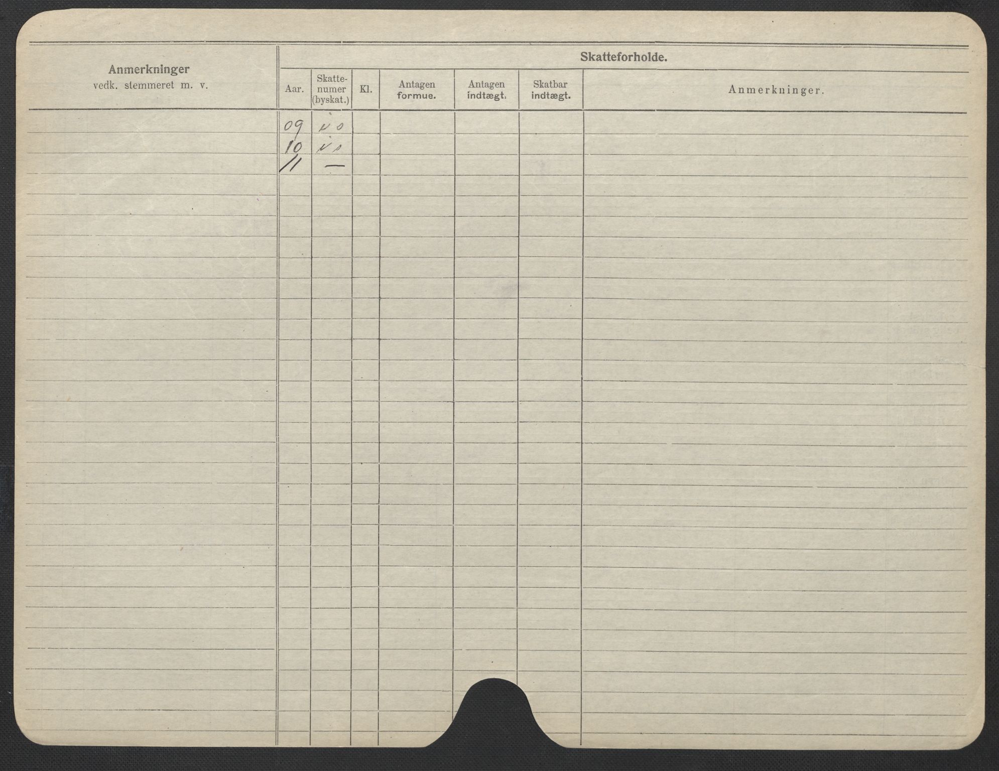 Oslo folkeregister, Registerkort, AV/SAO-A-11715/F/Fa/Fac/L0025: Kvinner, 1906-1914, s. 1276b