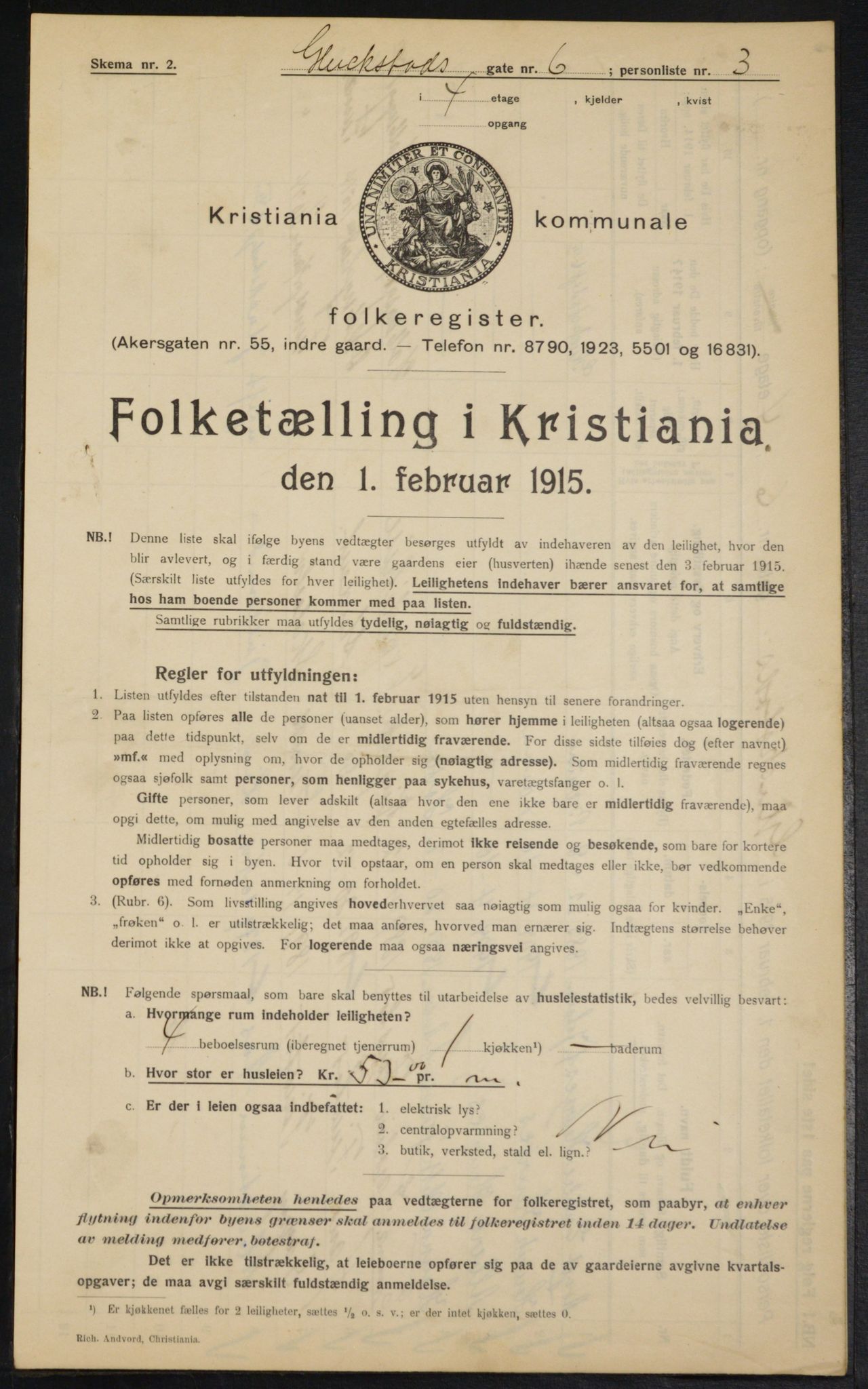 OBA, Kommunal folketelling 1.2.1915 for Kristiania, 1915, s. 29151