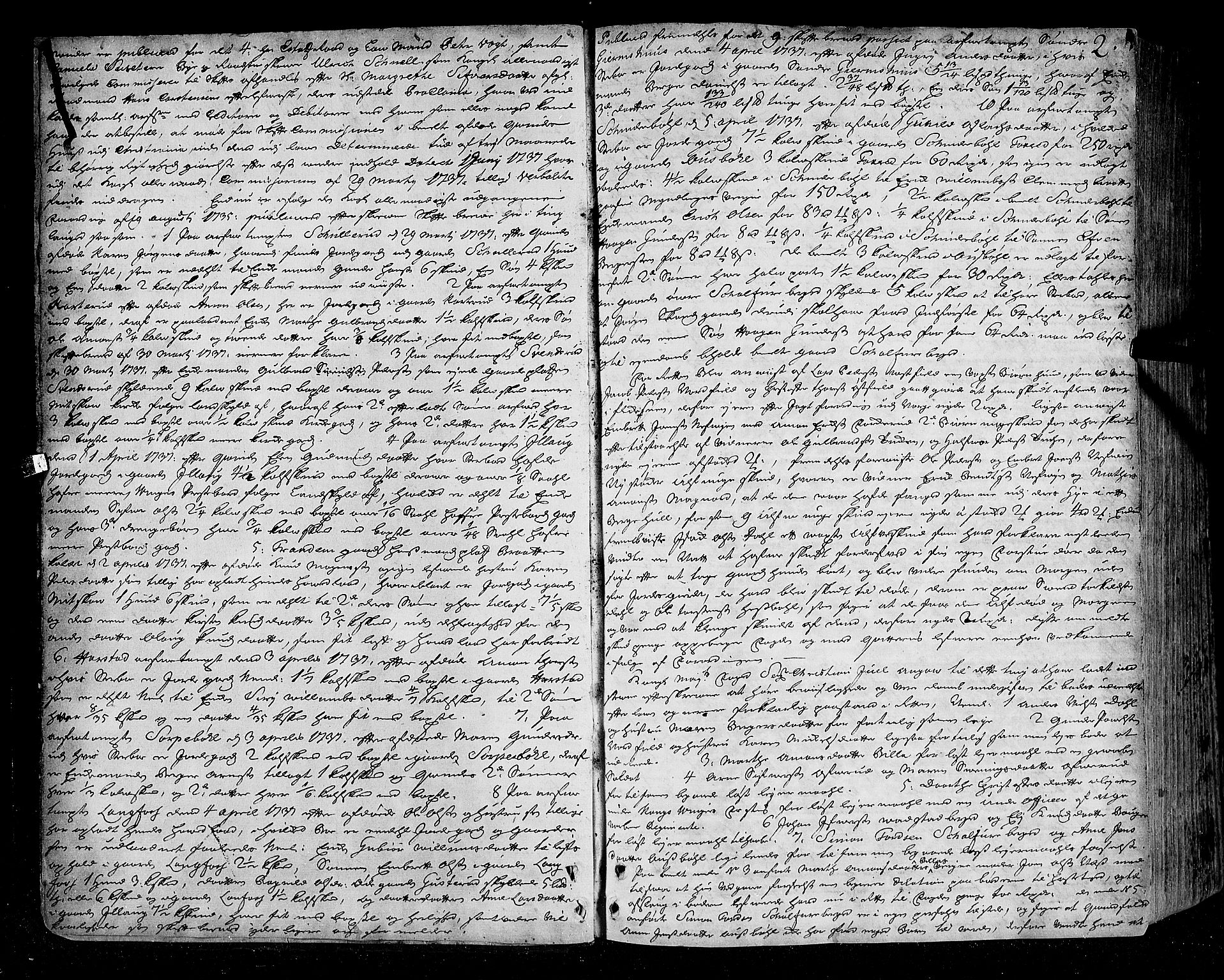 Solør og Østerdalen sorenskriveri, AV/SAH-TING-024/G/Gb/L0060: Tingbok, 1737-1739, s. 1b-2a
