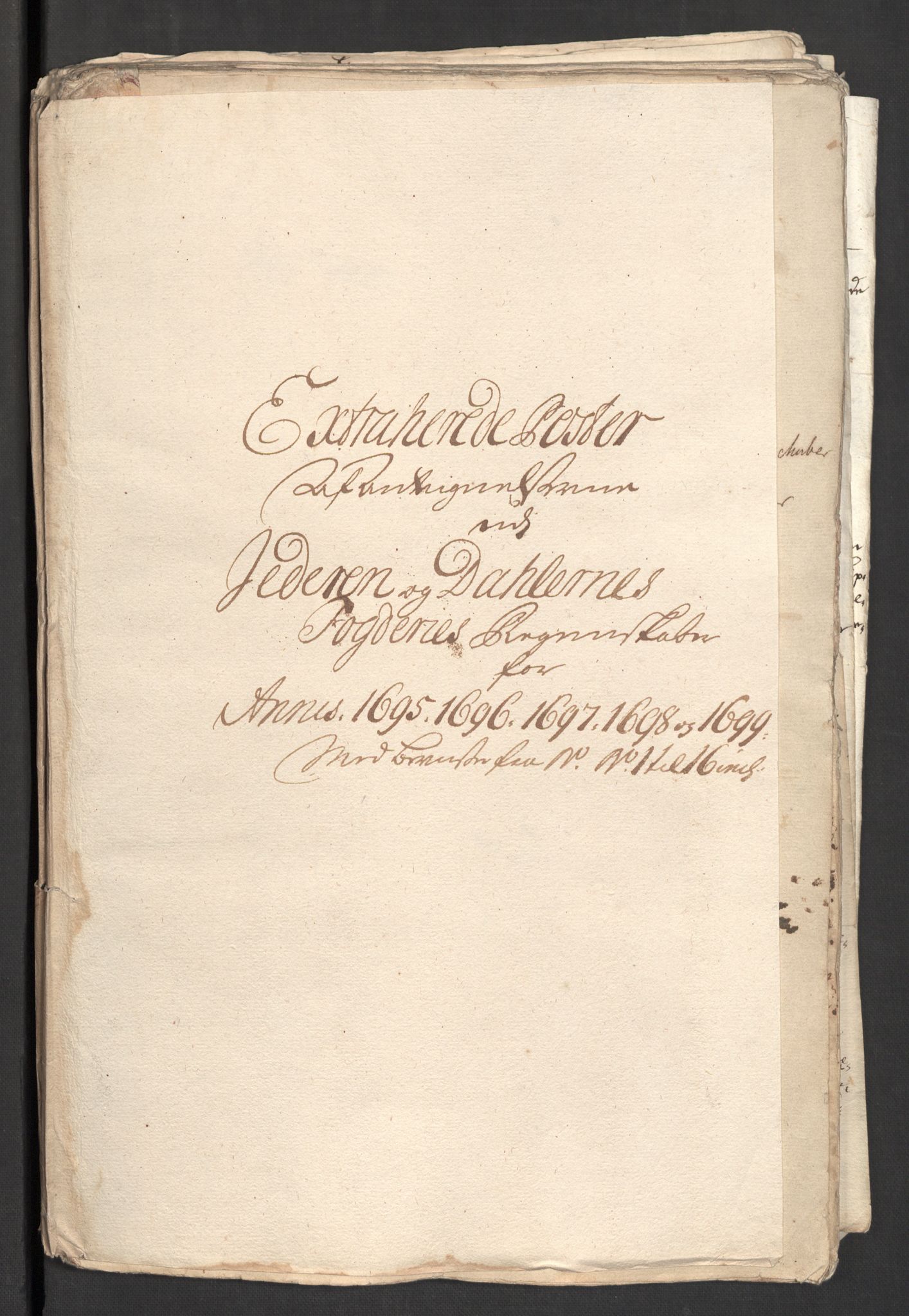 Rentekammeret inntil 1814, Reviderte regnskaper, Fogderegnskap, RA/EA-4092/R46/L2730: Fogderegnskap Jæren og Dalane, 1699, s. 216